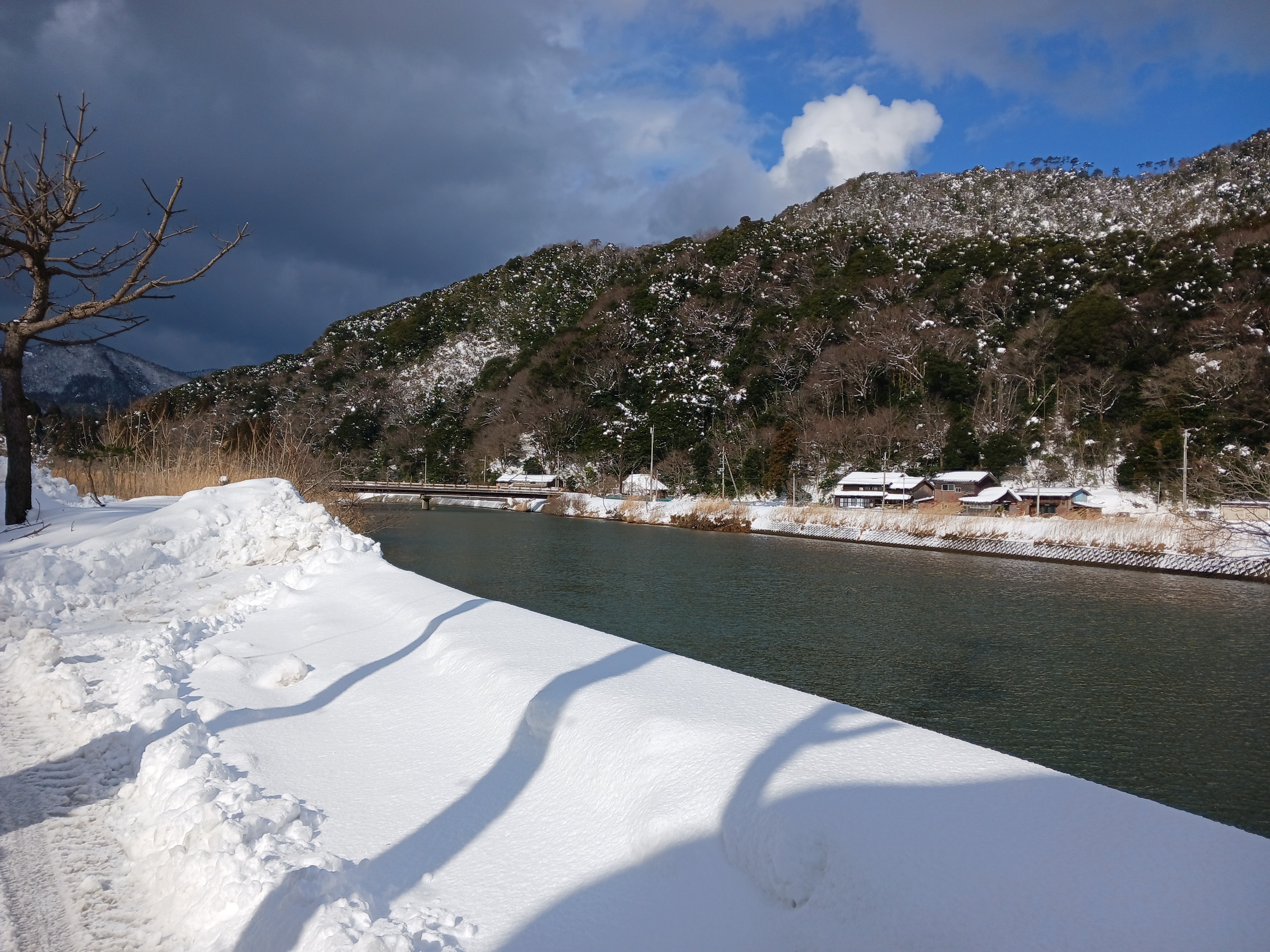 冬の伊根町