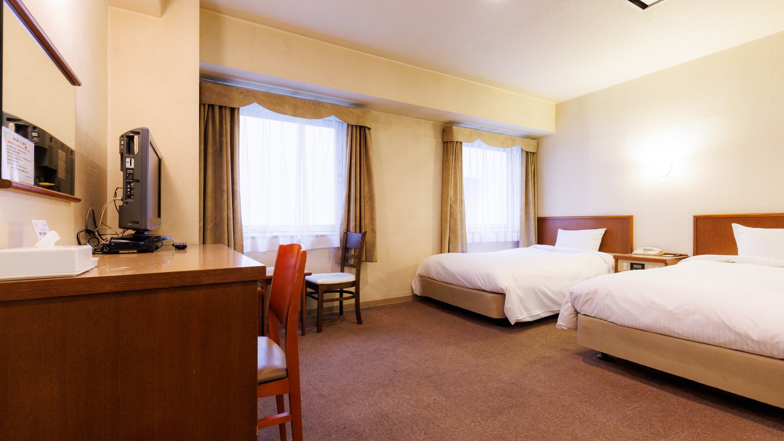 喫煙可ツインルーム