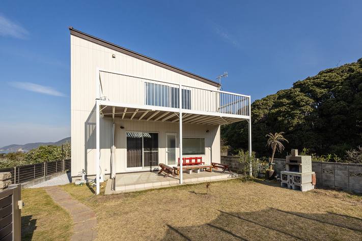 【BBQ・ペット同伴OK】砂浜まで徒歩5分！水平線を望むオーシャンビュー貸別荘でお気軽リゾート気分♪