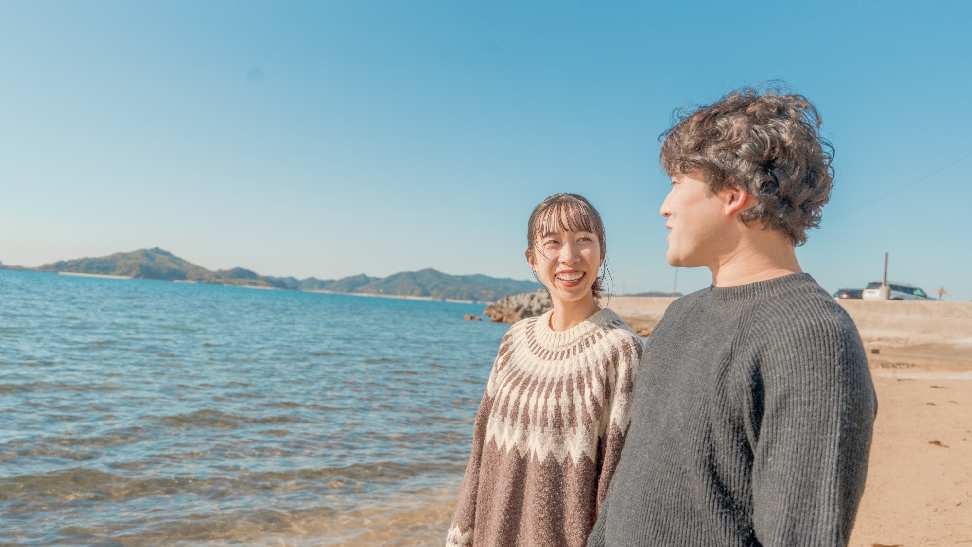  【滞在イメージ】施設周辺　コテージ隣（海辺）