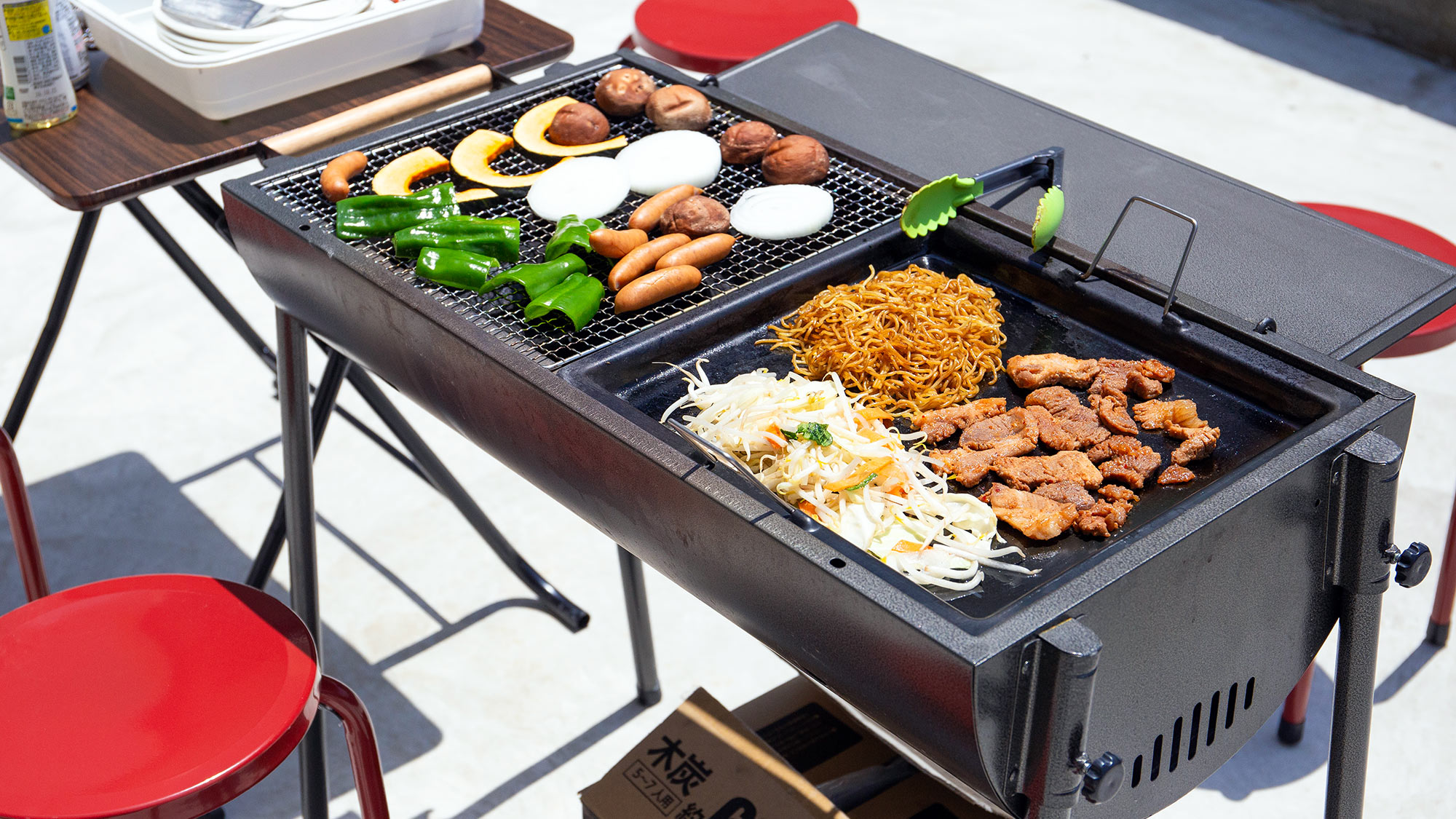 ・【BBQ】食材とお飲み物をご準備いただければBBQも楽しめます（機材は有料レンタル）