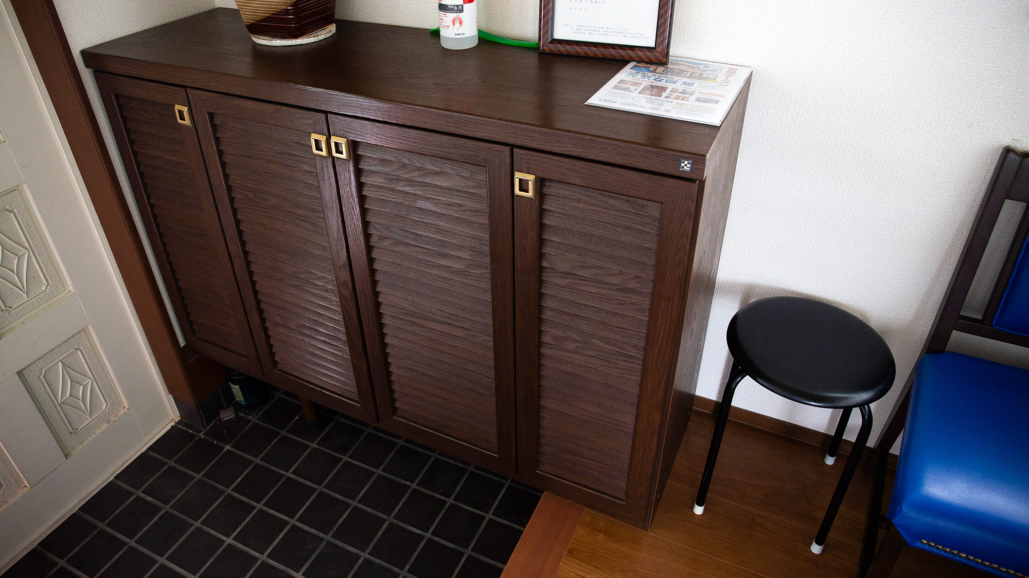 ・【玄関】収納力がある靴箱。大人数でも安心してご利用いただけます