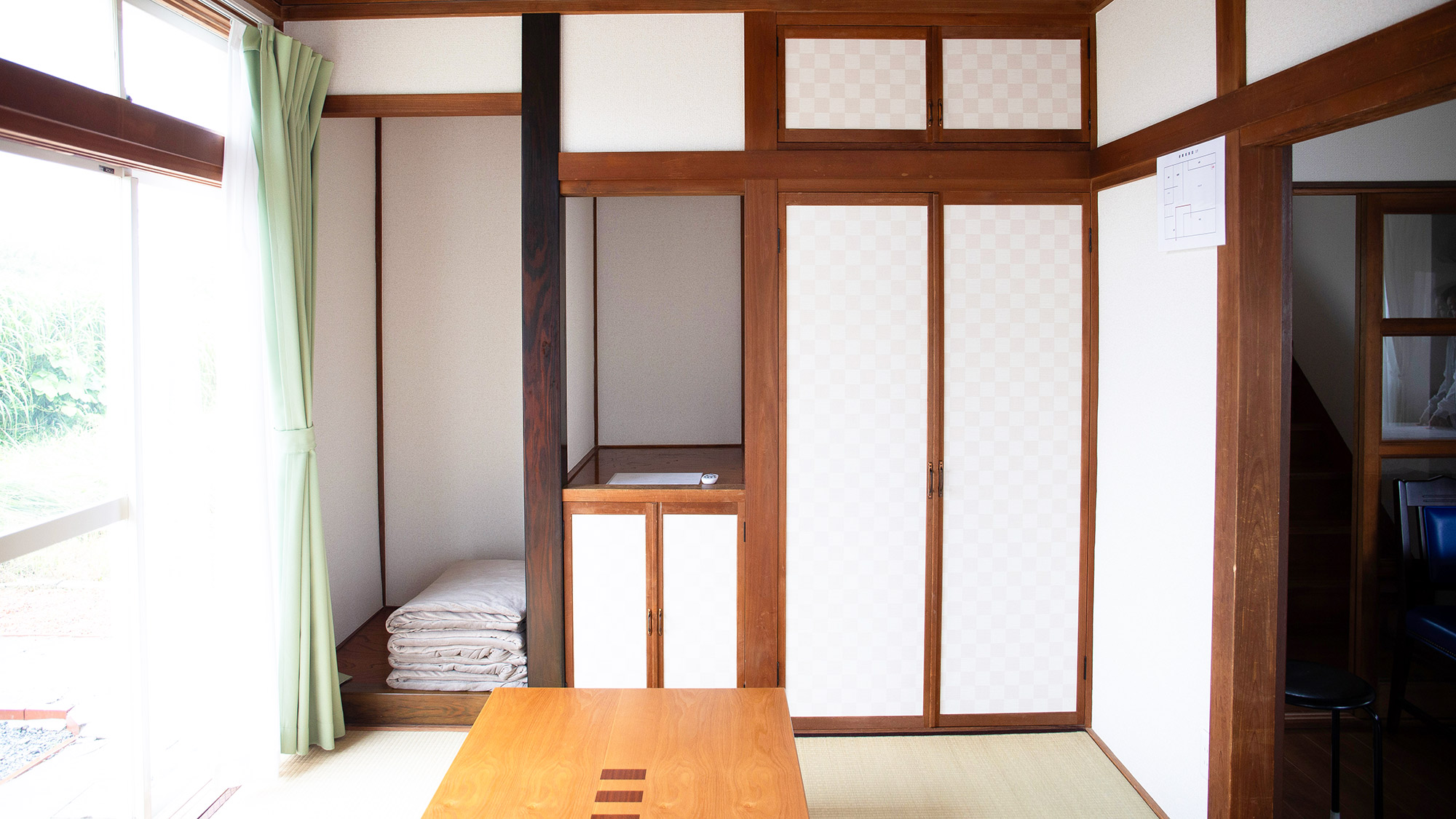 ・【1F和室】リビングと寝室、用途に合わせて使い分けられるお部屋です