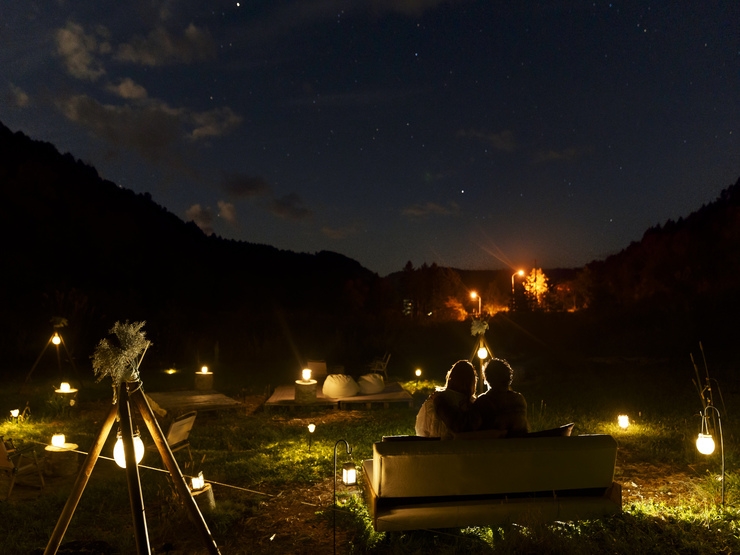 【スタンダードBBQ付き】星空BBQを気軽に満喫♪夕食付きグランピングプラン