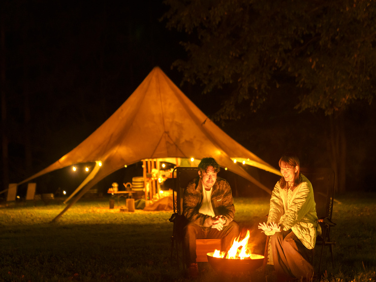 焚き火（共有部）