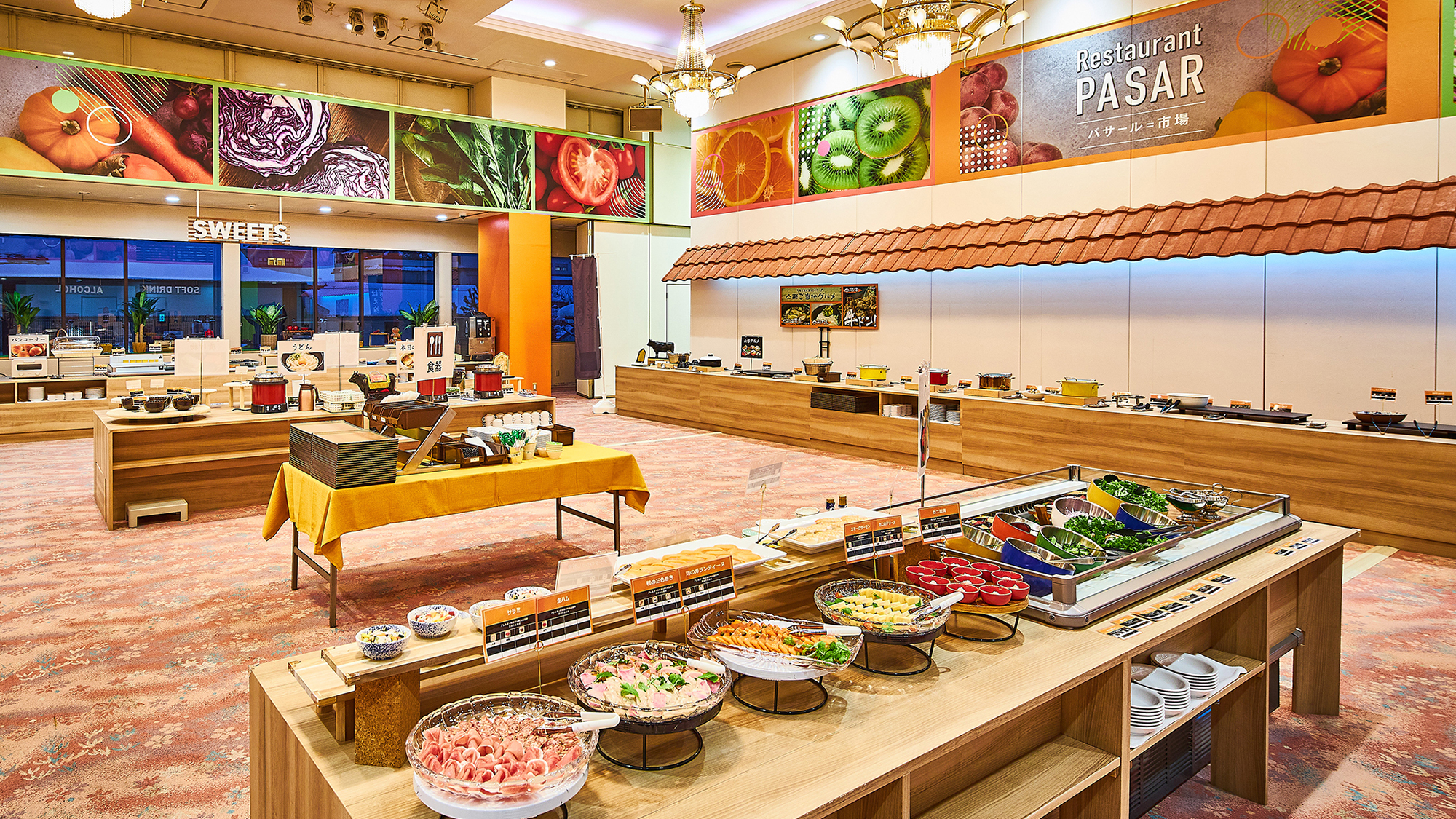 夕食ビュッフェ