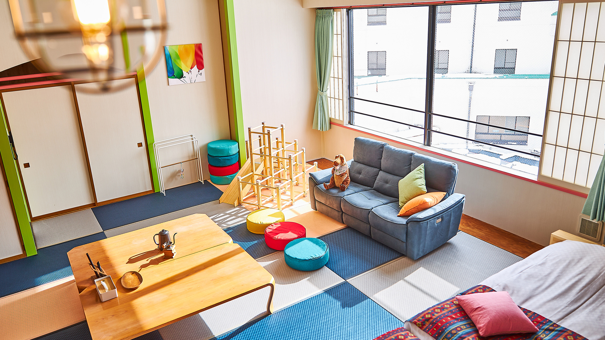 【本館】和洋室カジュアル７　室内遊具付き