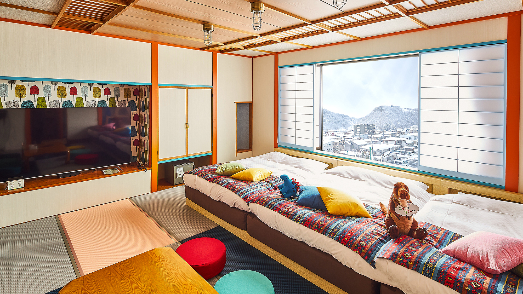 【本館】和洋室カジュアル６-室内遊具付き-48㎡