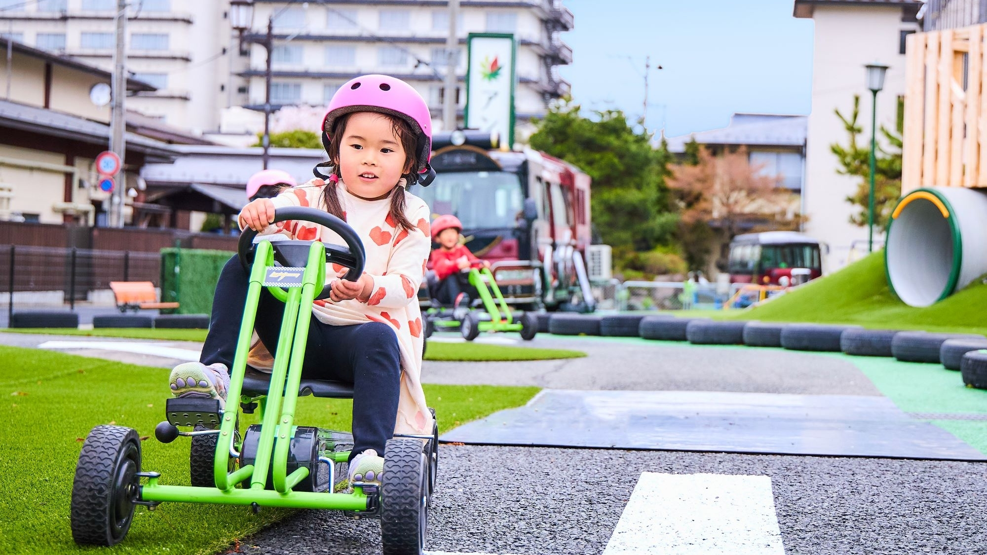 屋外 のりもの広場