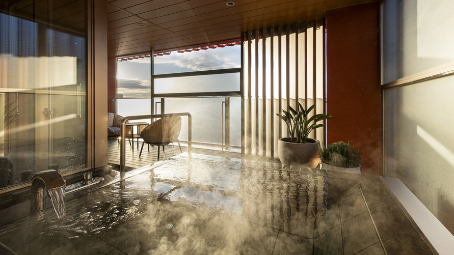 露天風呂付【室内禁煙(テラス喫煙可)】テラスガーデンスイート