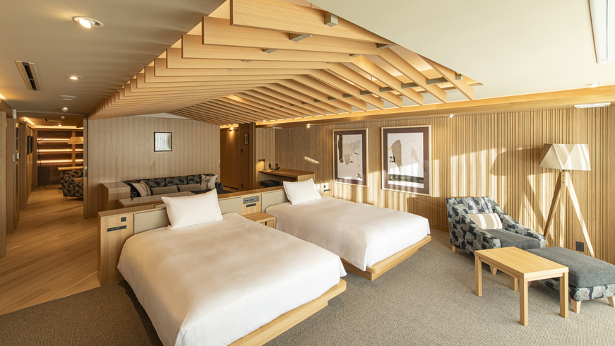 【テラスFガーデンスイート】客室全体