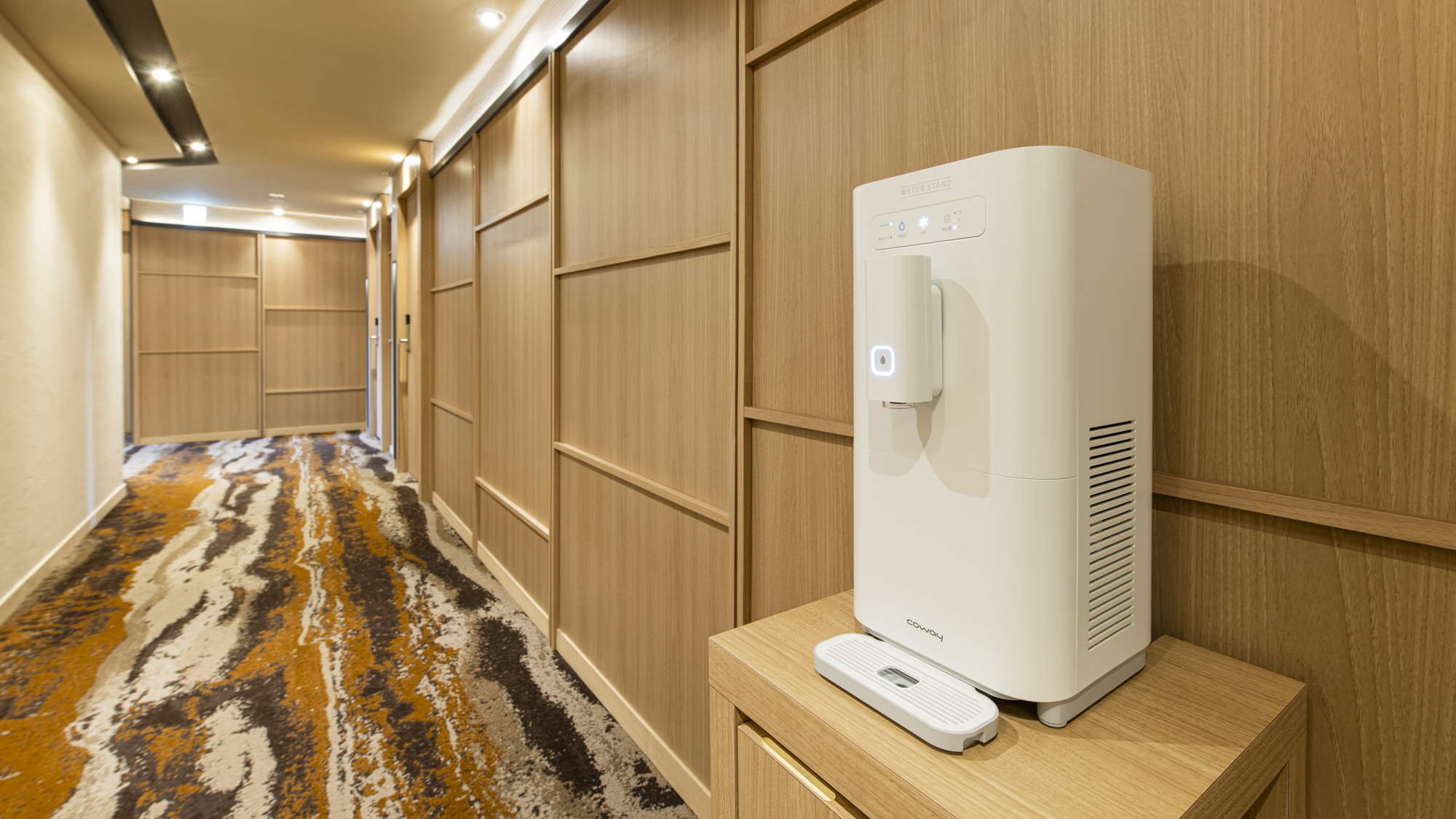 【ウォーターサーバー】2～6Fの共用スペースに設置しております