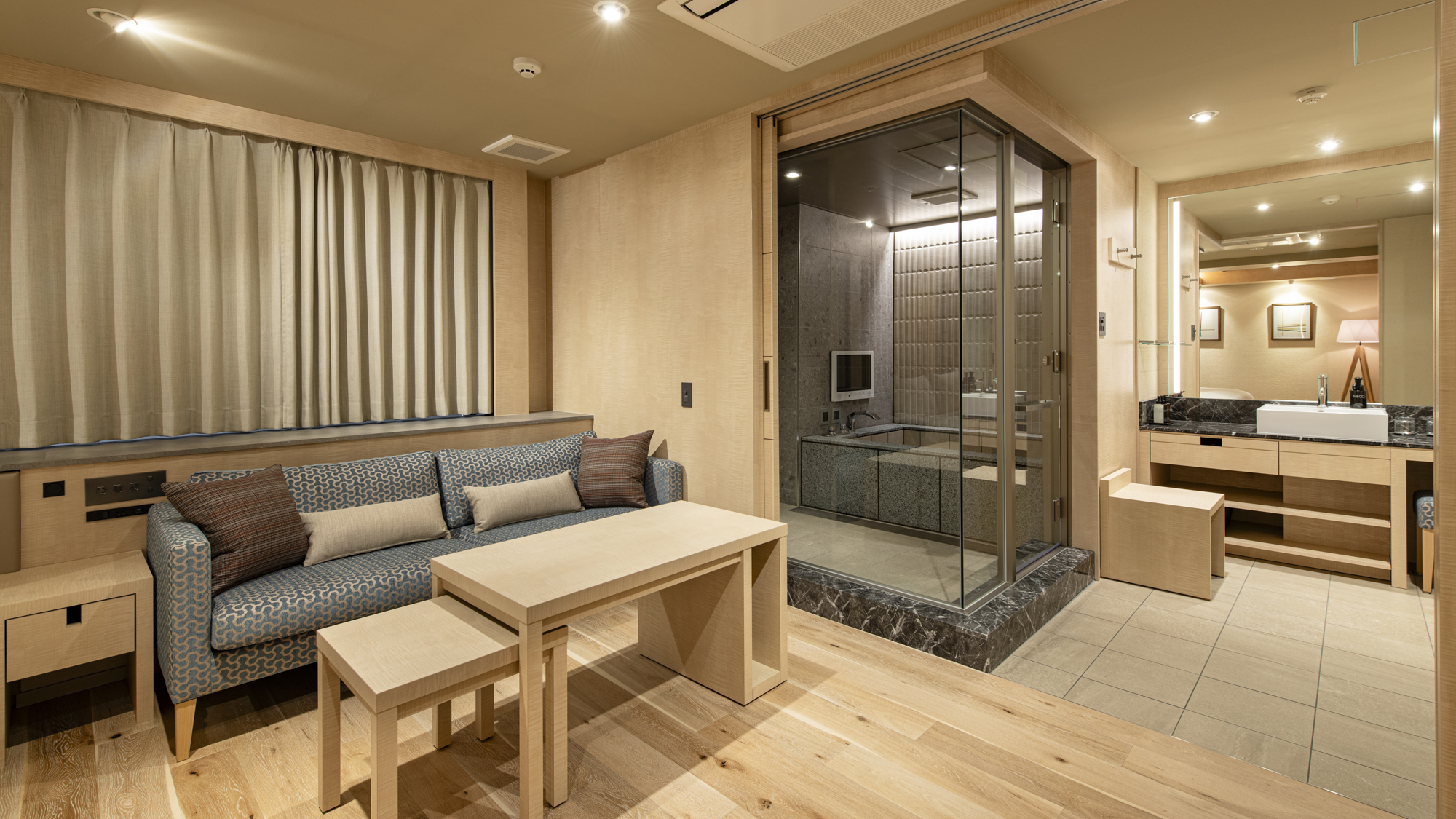 【スタンダードキングB（一例）】客室全体