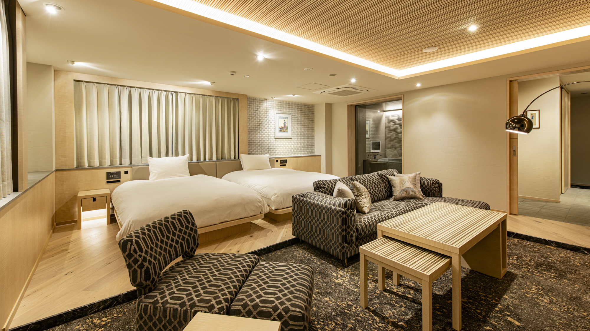 【デラックスツイン（一例）】客室全体