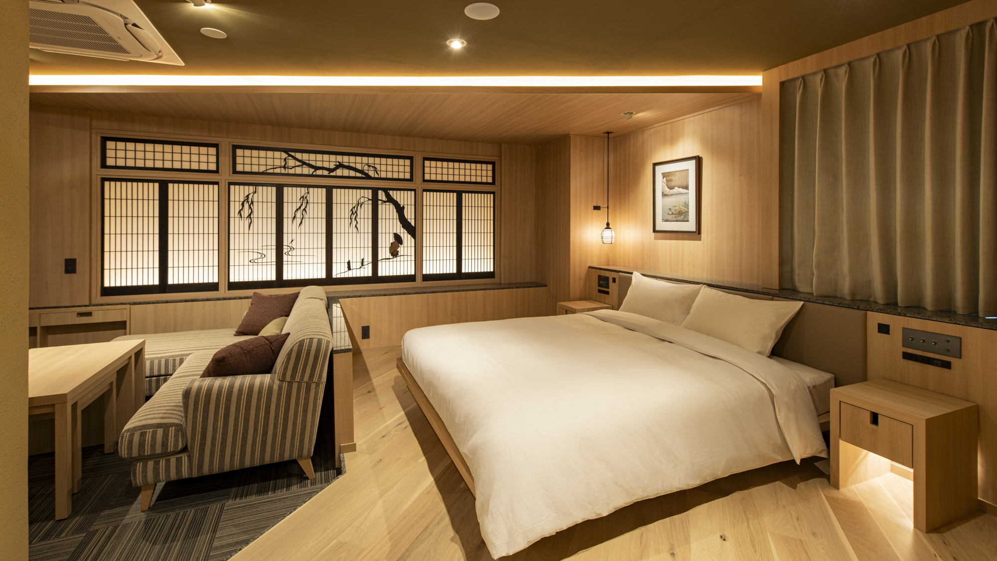 【スタンダードキングA（一例）】客室全体