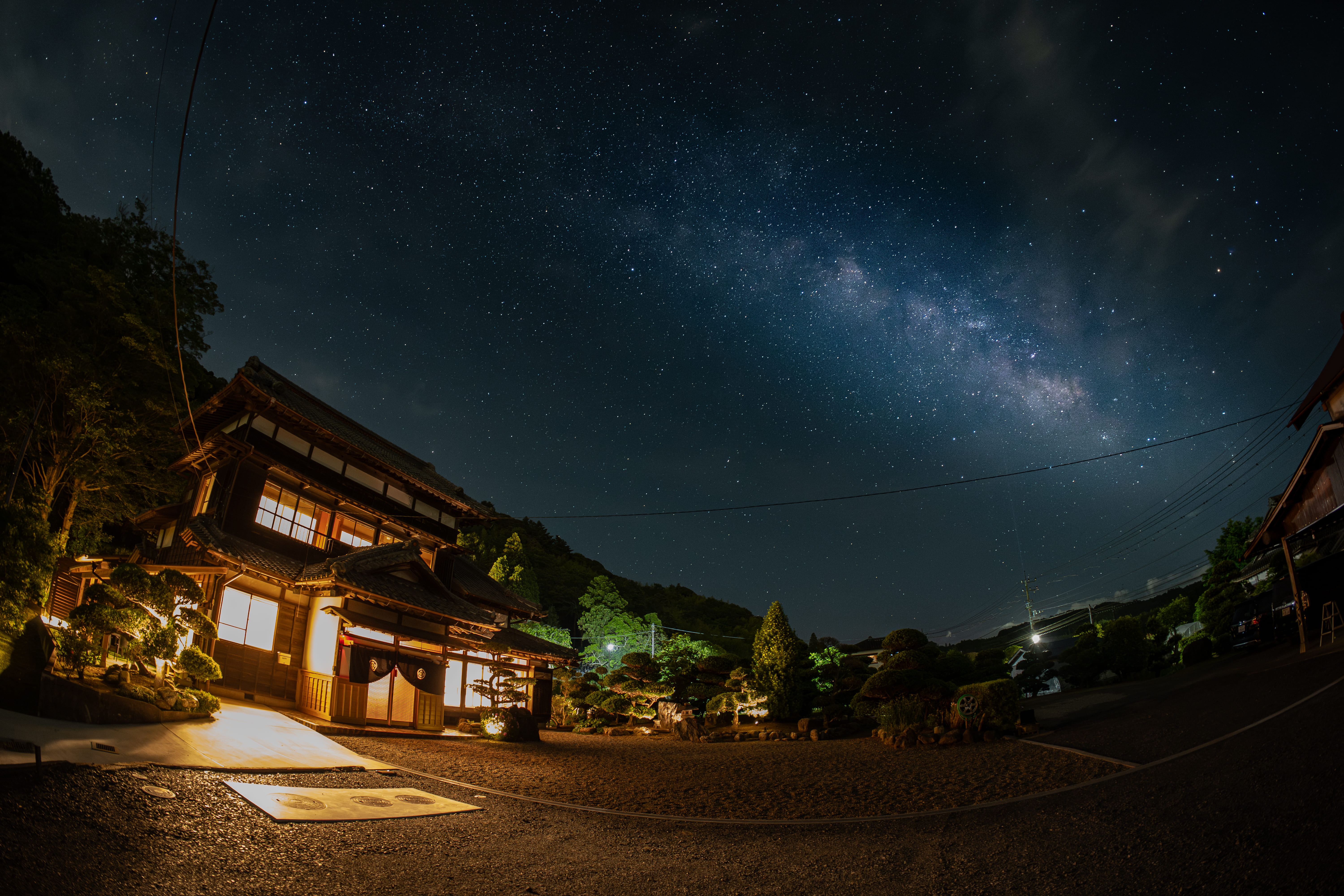 満点の星空が楽しめます