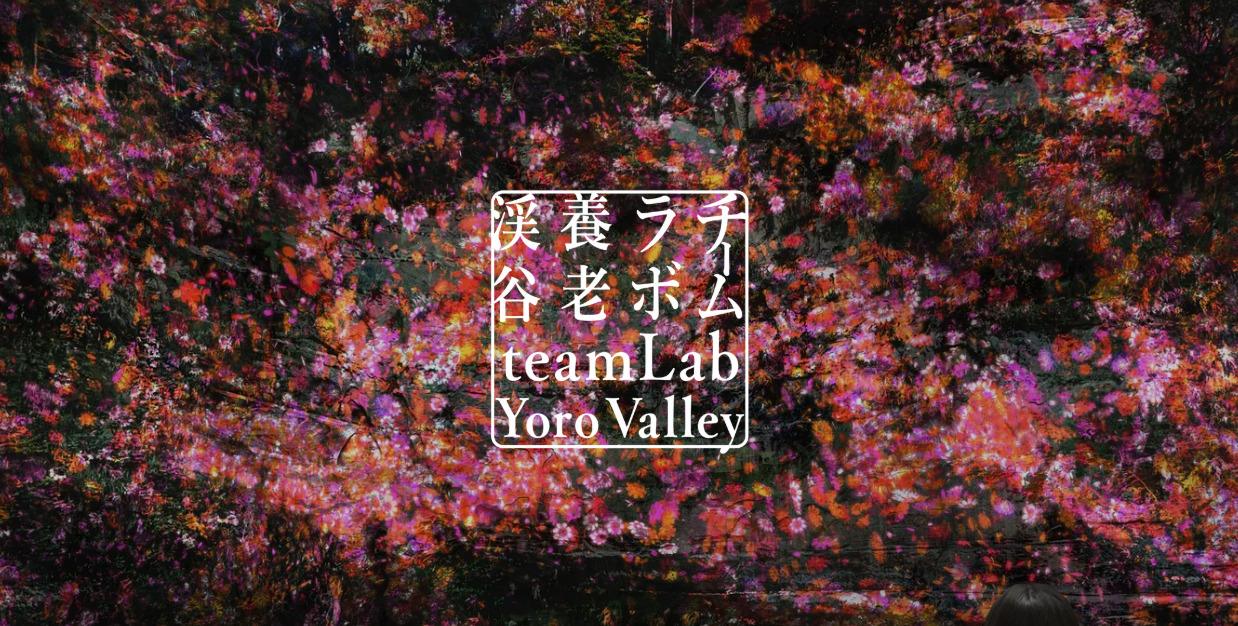 2026.4.17-5.24【チームラボ養老渓谷】が開催中！当施設から会場まで車で19分です。