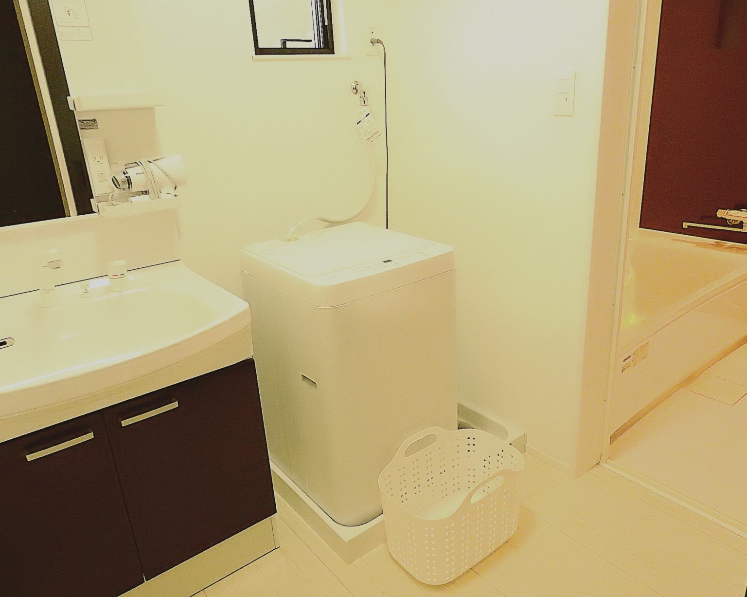 城山　洗面所＆洗濯機