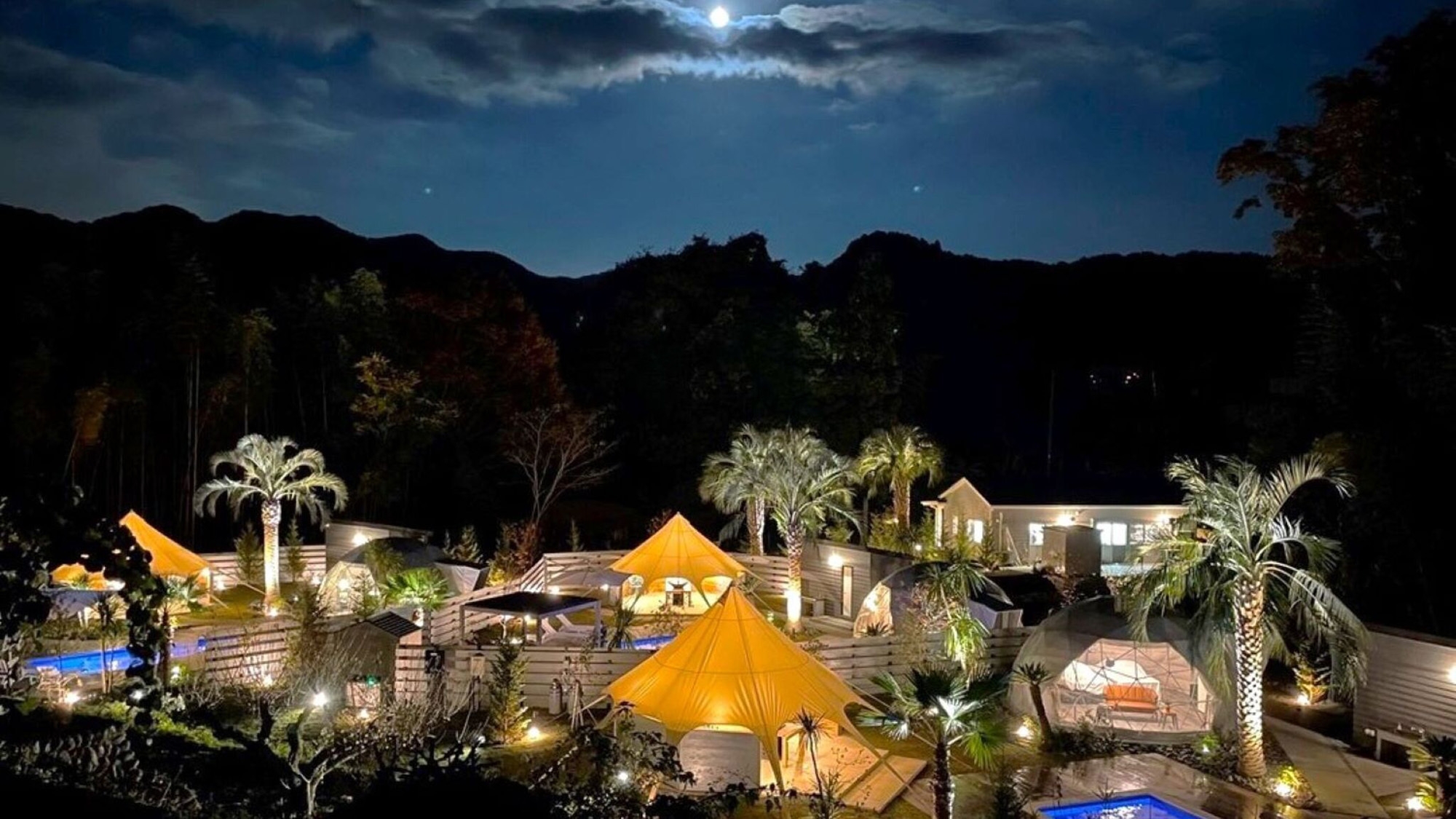 【素泊まり】プライベート感のあるグランピングドームで非日常な休日をお過ごしください