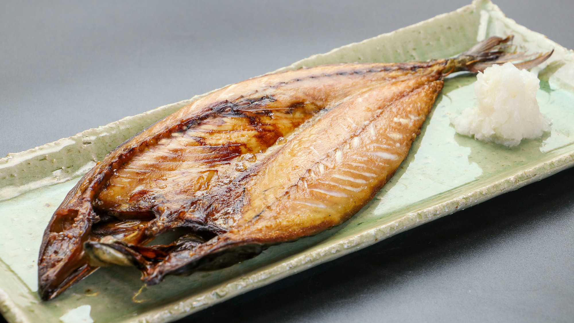 ＃脂ののったホッケの塩焼き