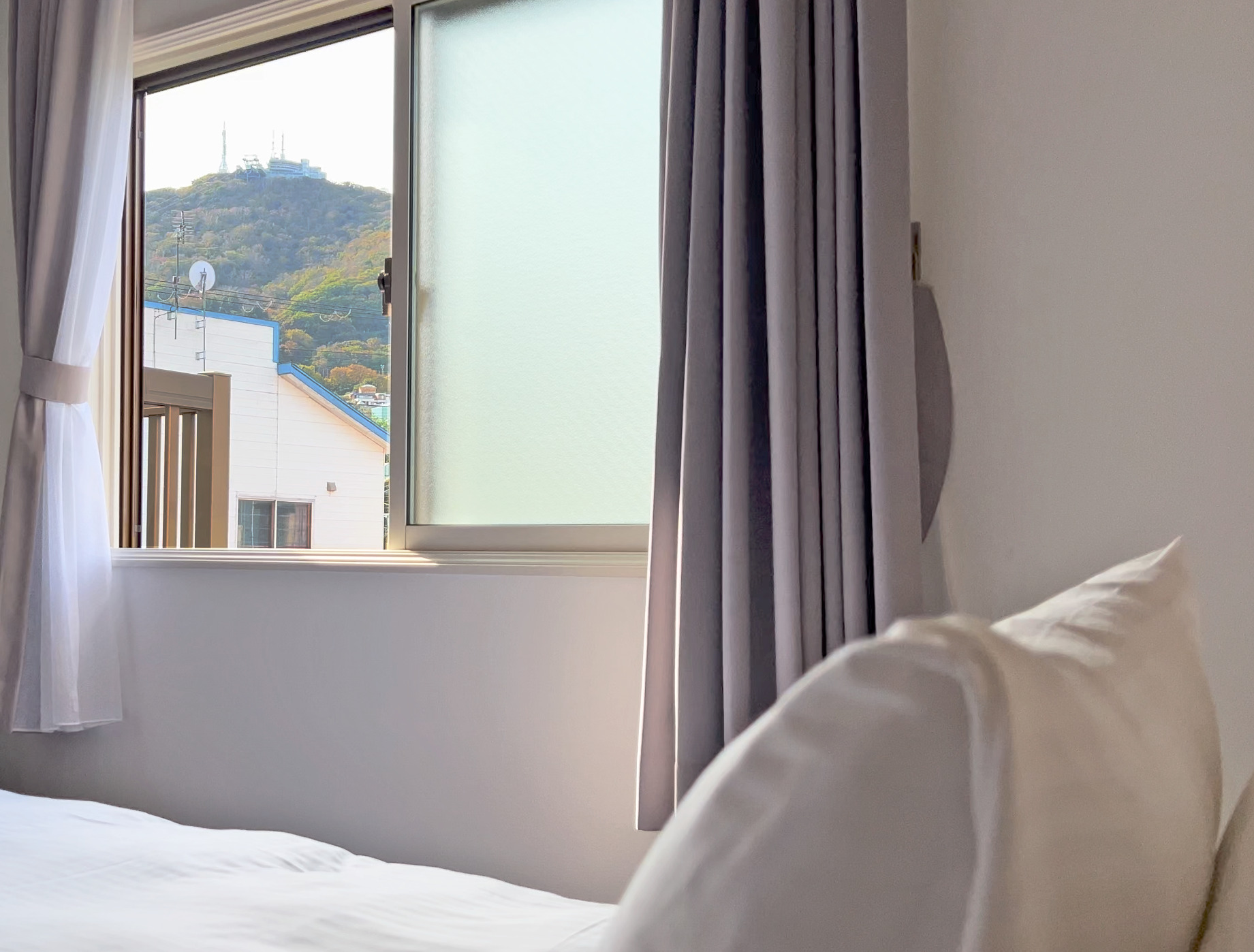 客室窓からの景色