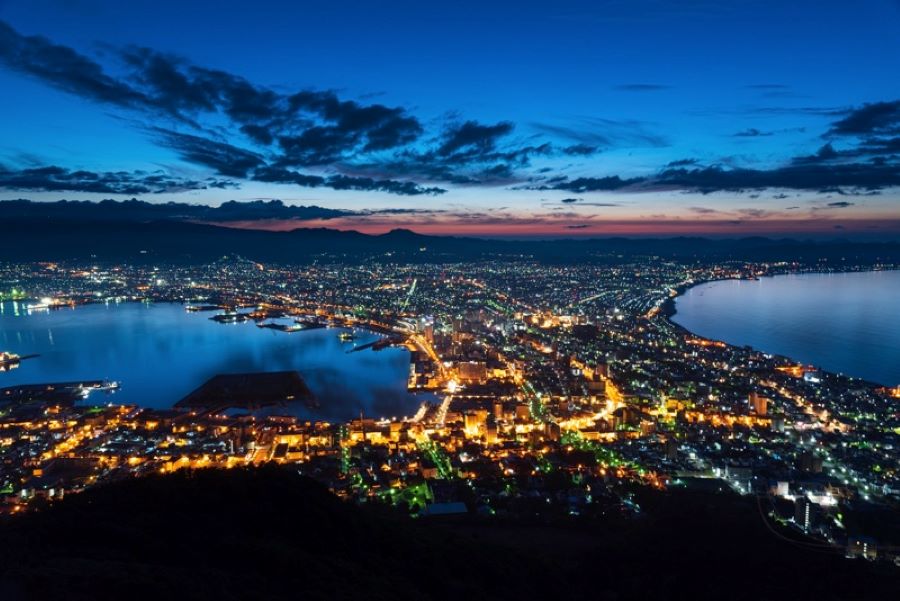 【世界三大夜景・函館山】