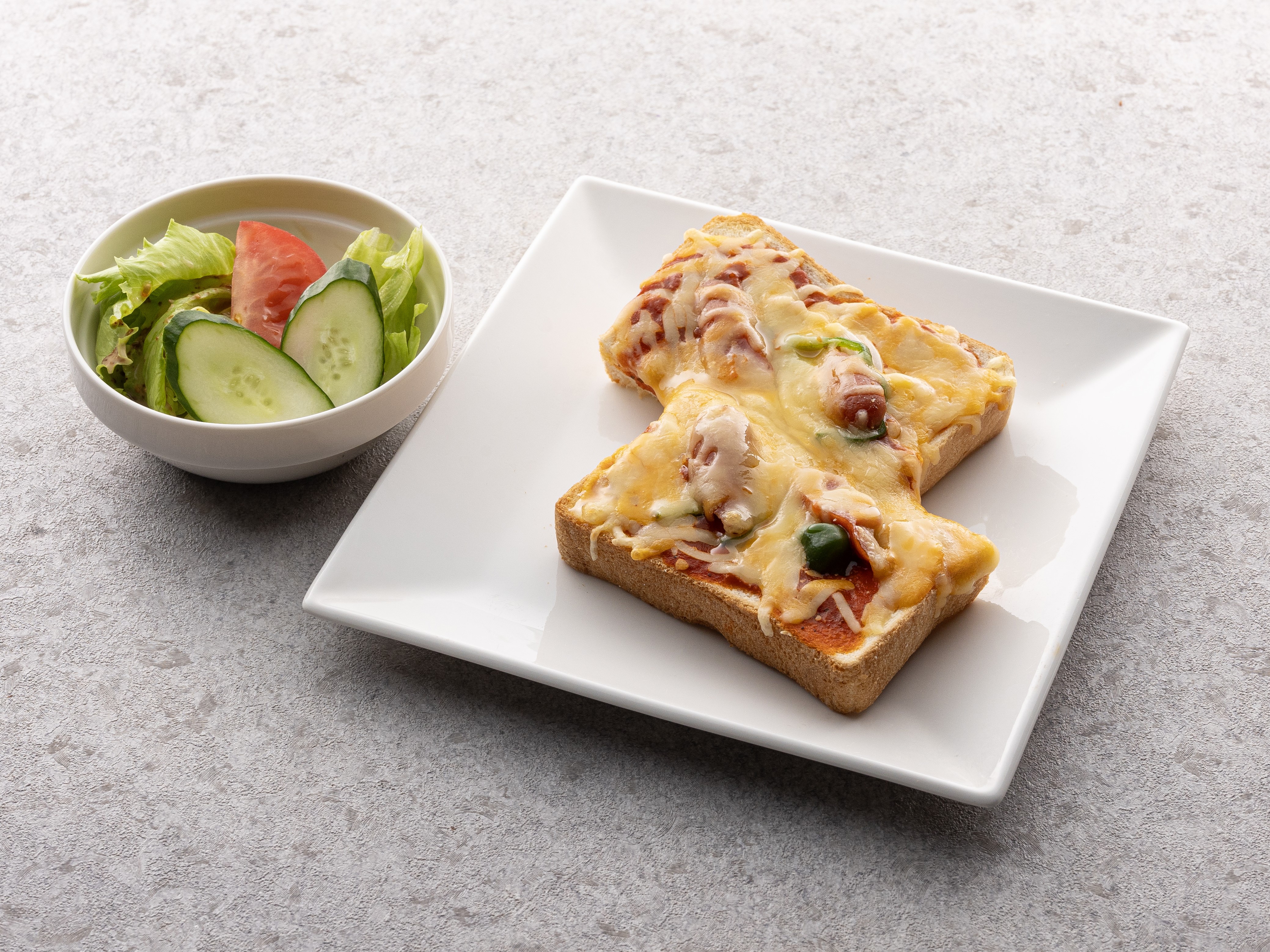 【朝食】ピザトーストセット