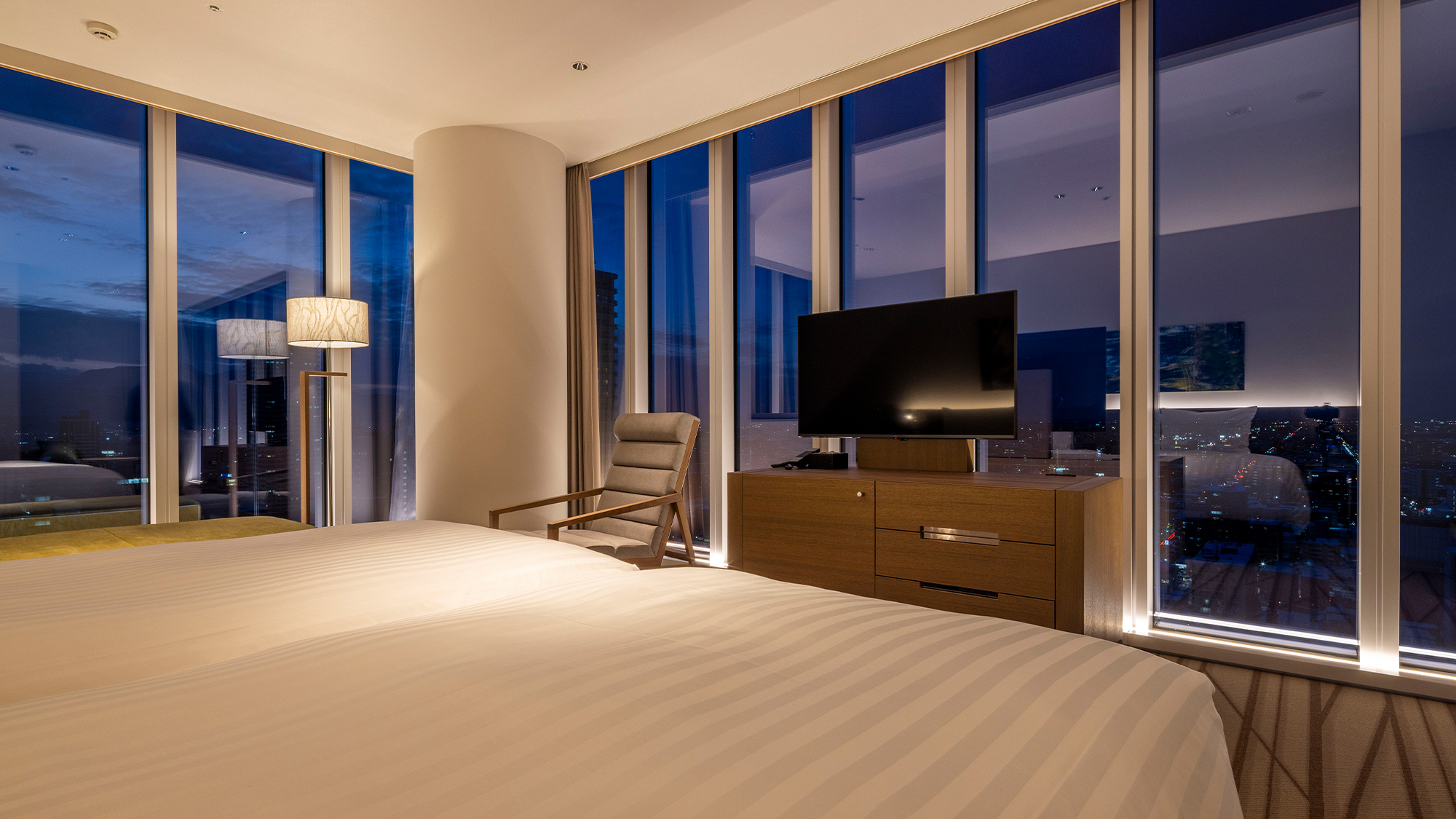 【コーナージュニアスイート】41平米／角部屋ならではの静かなプライベート空間をお愉しみいただけます