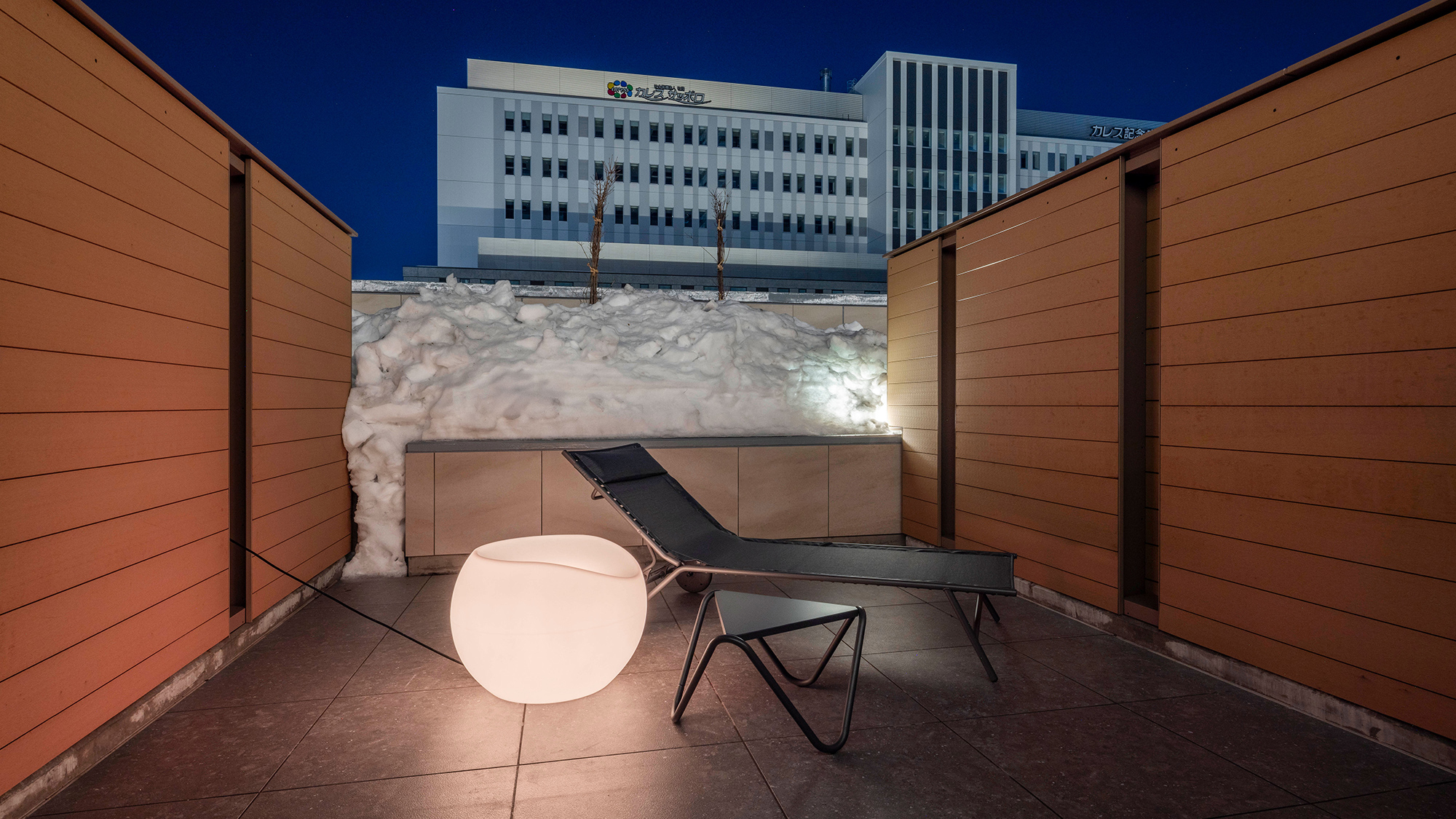 【テラス2段ベッド付ツイン】24平米／ご家族での観光やグループ利用等、幅広いニーズにお応えいたします