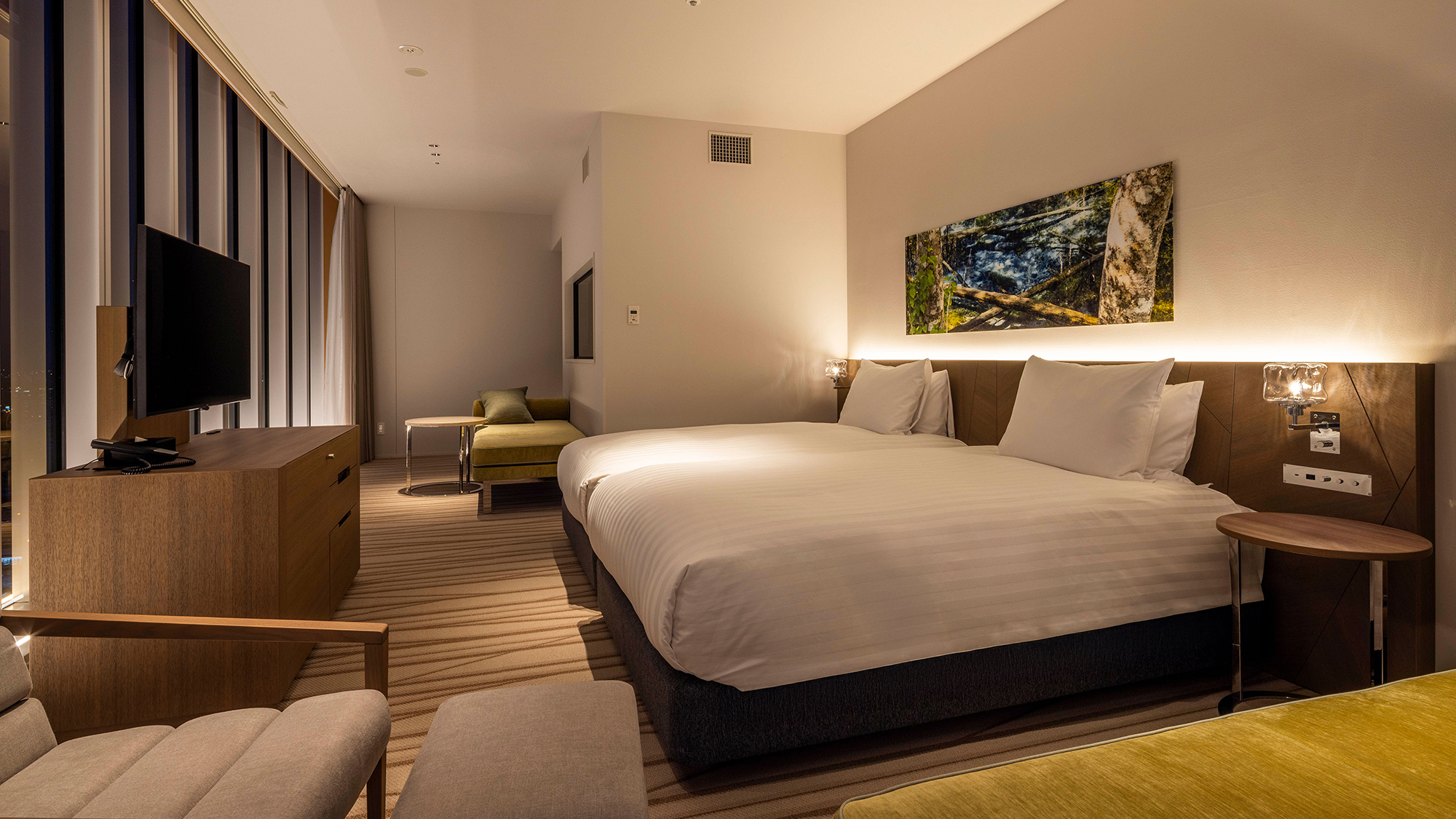 【コーナージュニアスイート】41平米／角部屋ならではの静かなプライベート空間をお愉しみいただけます