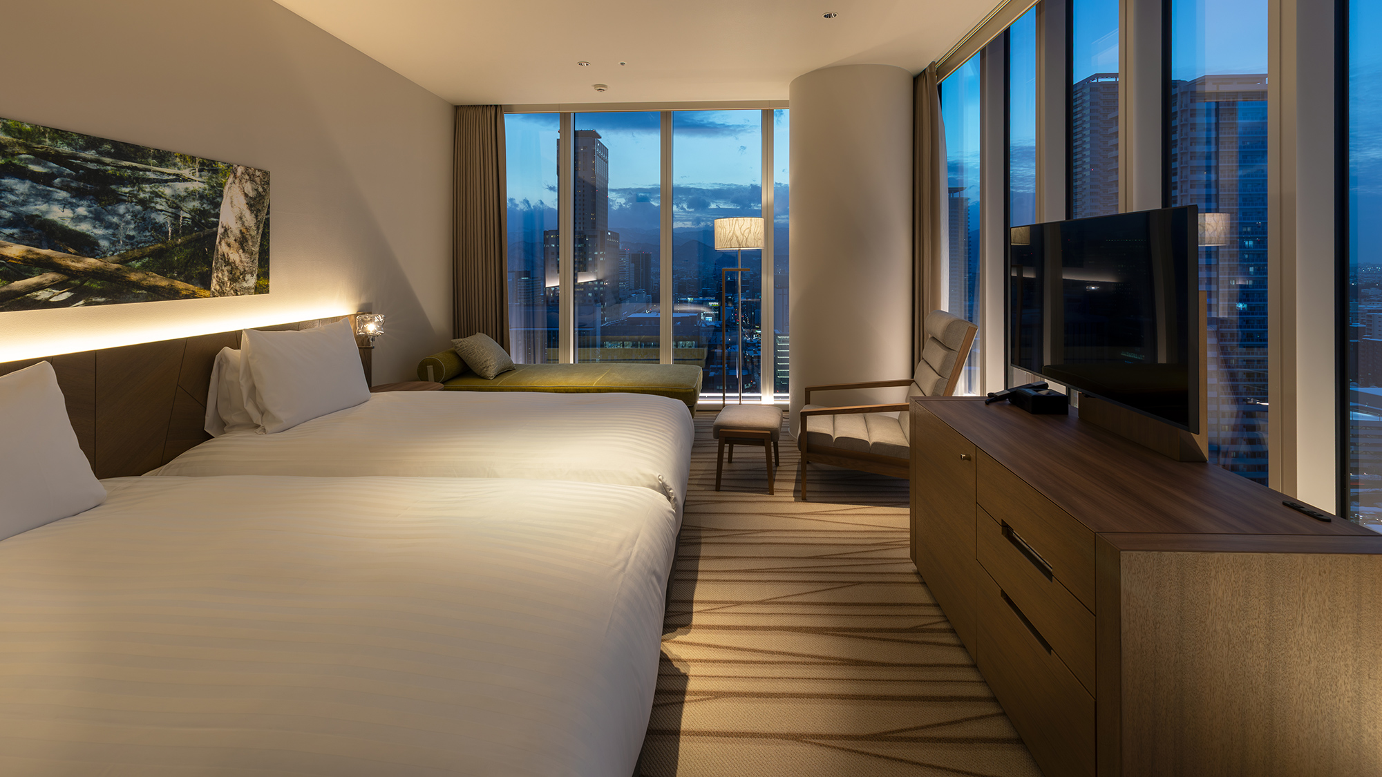 【コーナージュニアスイート】41平米／角部屋ならではの静かなプライベート空間をお愉しみいただけます