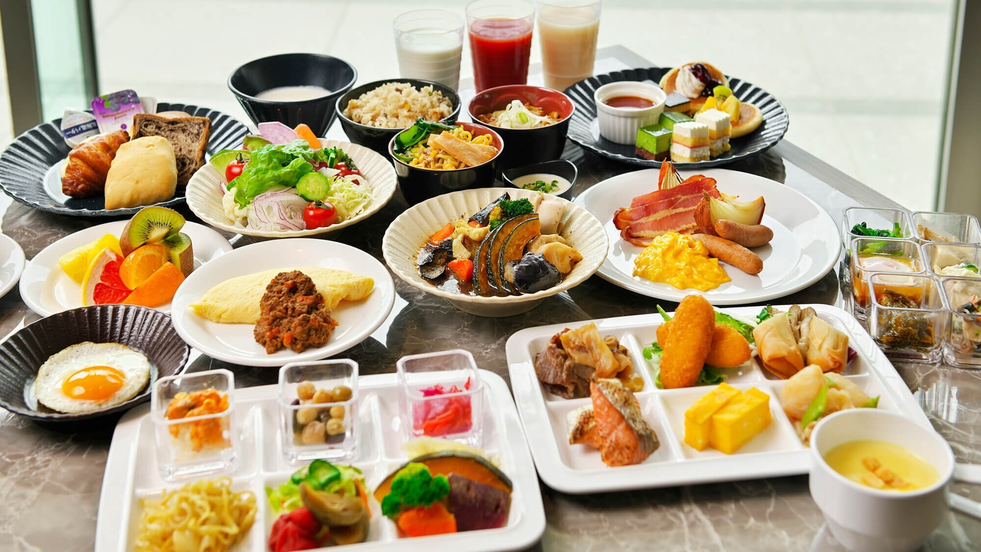 【朝食】北海道のごちそうが並ぶ、70種類以上の朝食ビュッフェをご堪能ください