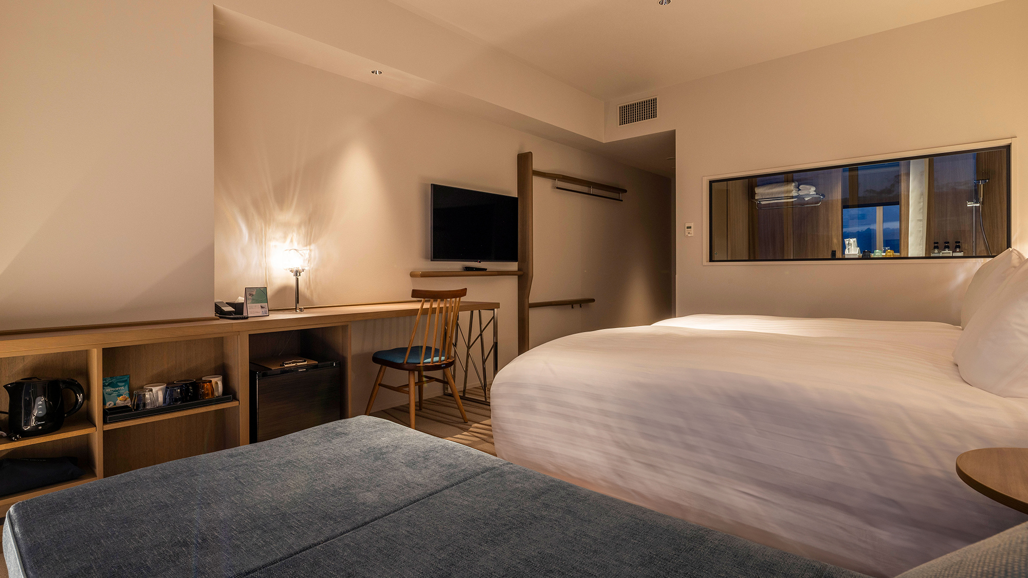 【ツイン】25～26平米／シンプルで機能的なツインルームは様々なシーンでご利用いただけます