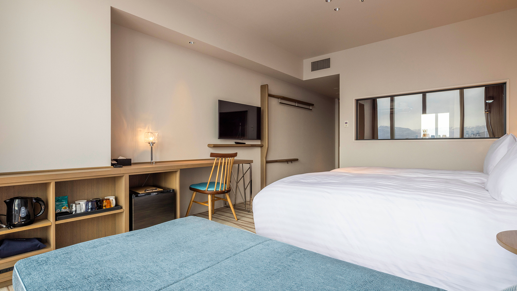 【ツイン】25～26平米／シンプルで機能的なツインルームは様々なシーンでご利用いただけます