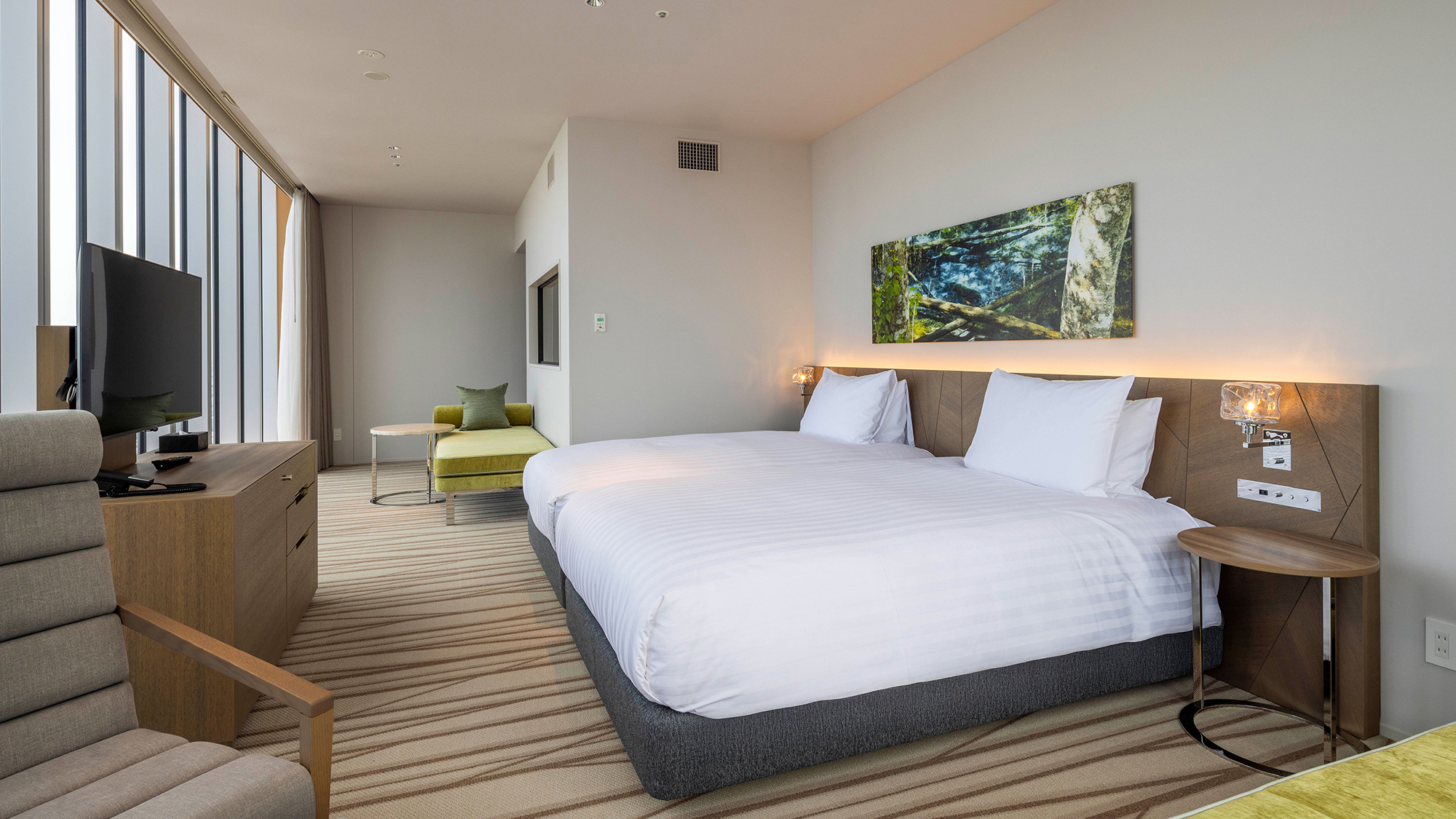 【コーナージュニアスイート】41平米／角部屋ならではの静かなプライベート空間をお愉しみいただけます