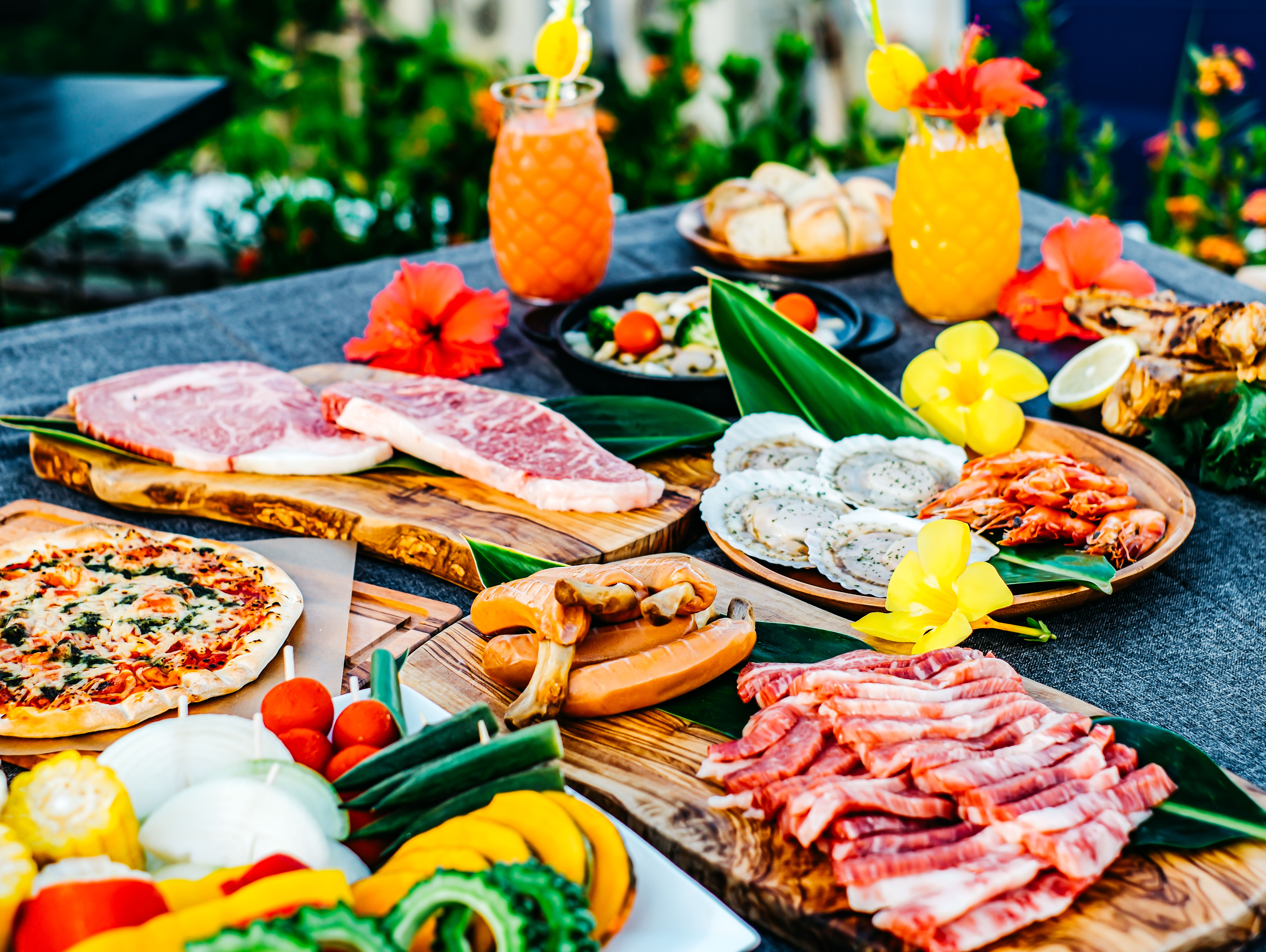 お好きな食材を持ち込んで楽しむ、レンタルBBQグリル。