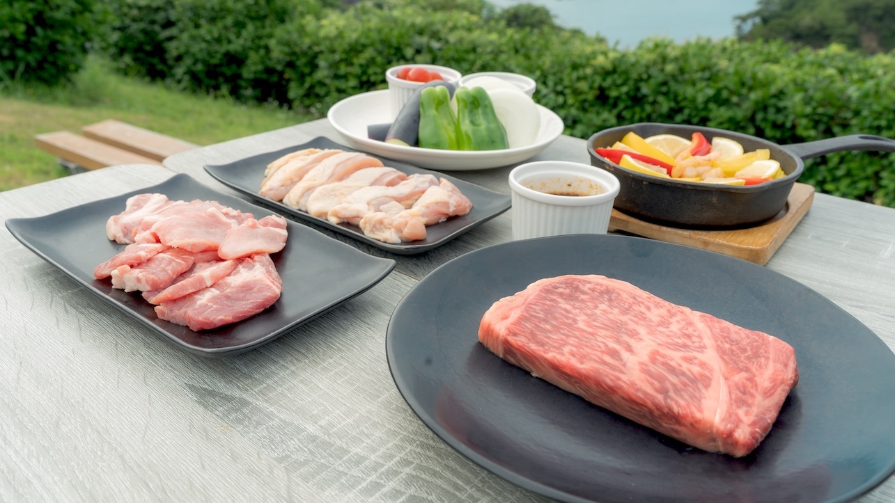 【早割30/幻の四万十牛を堪能】贅沢デラックスBBQ付きグランピング ＜2食付き＞