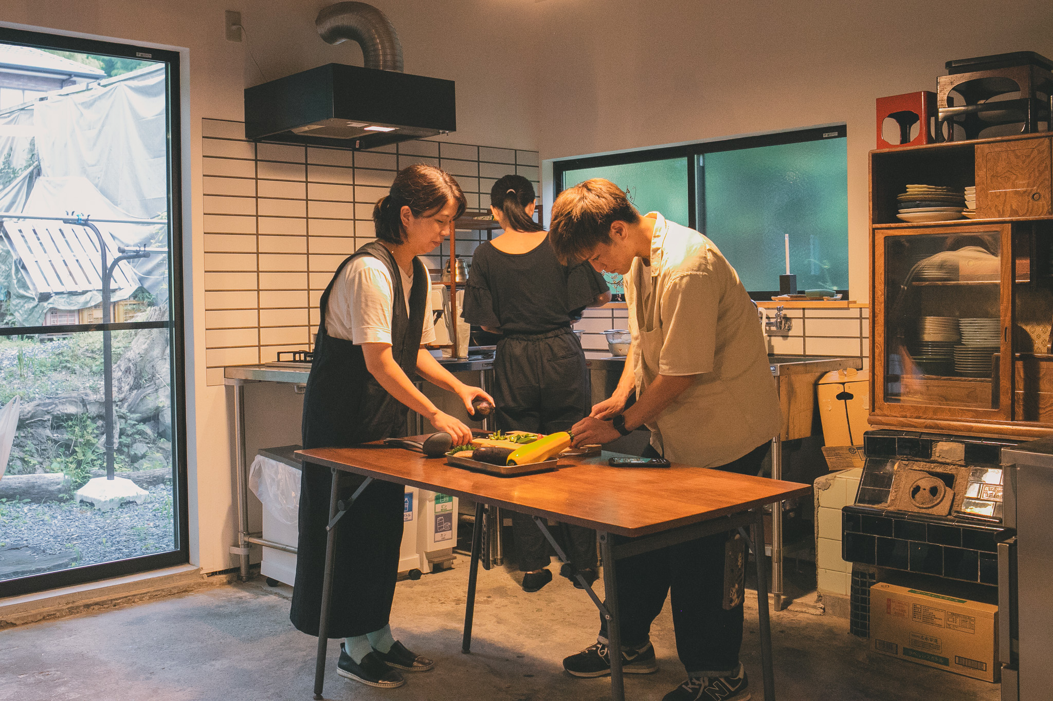 【キッチン】みんなで調理するにも十分なスペース