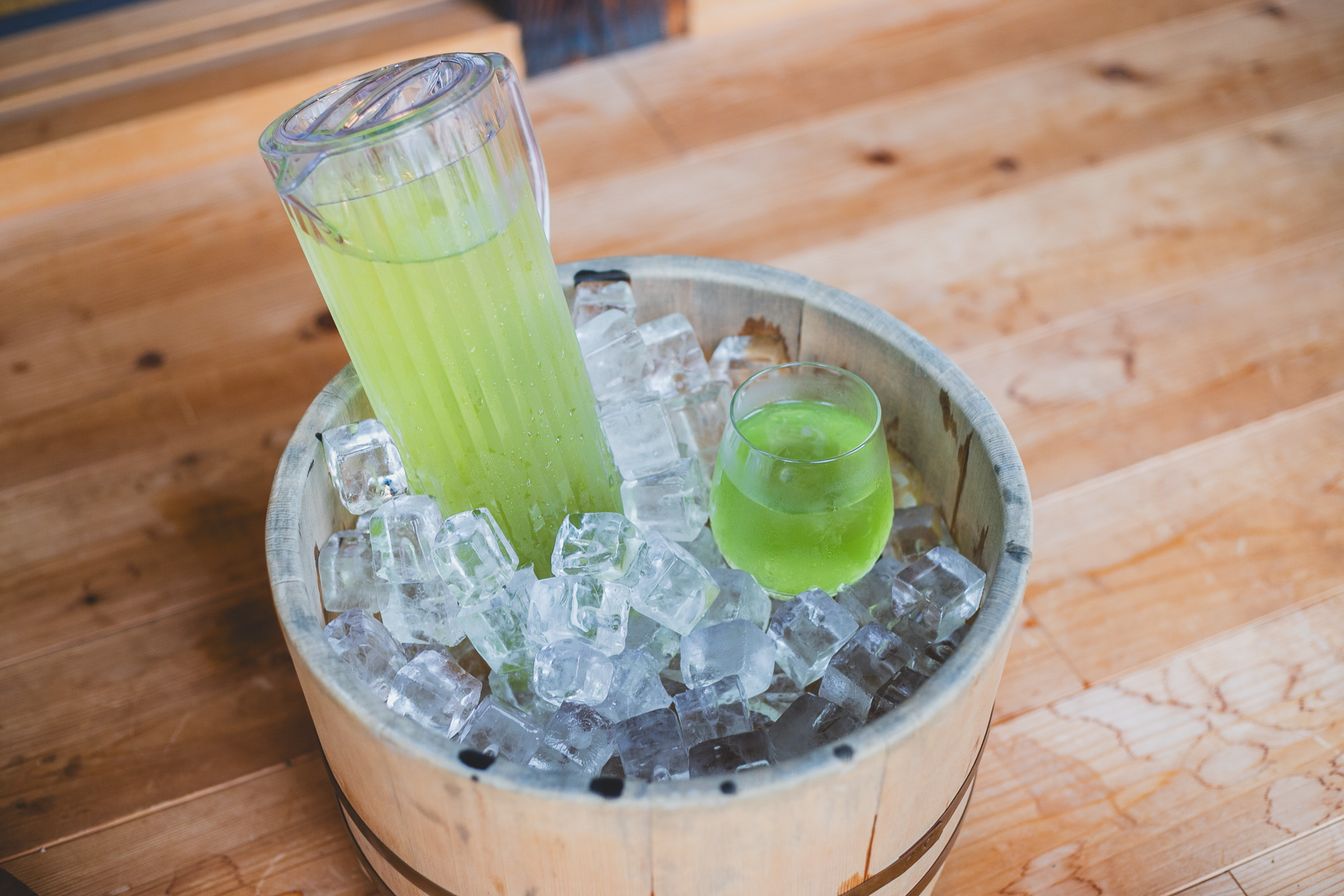 【サウナ】汗をかいたら藤枝の緑茶で一杯