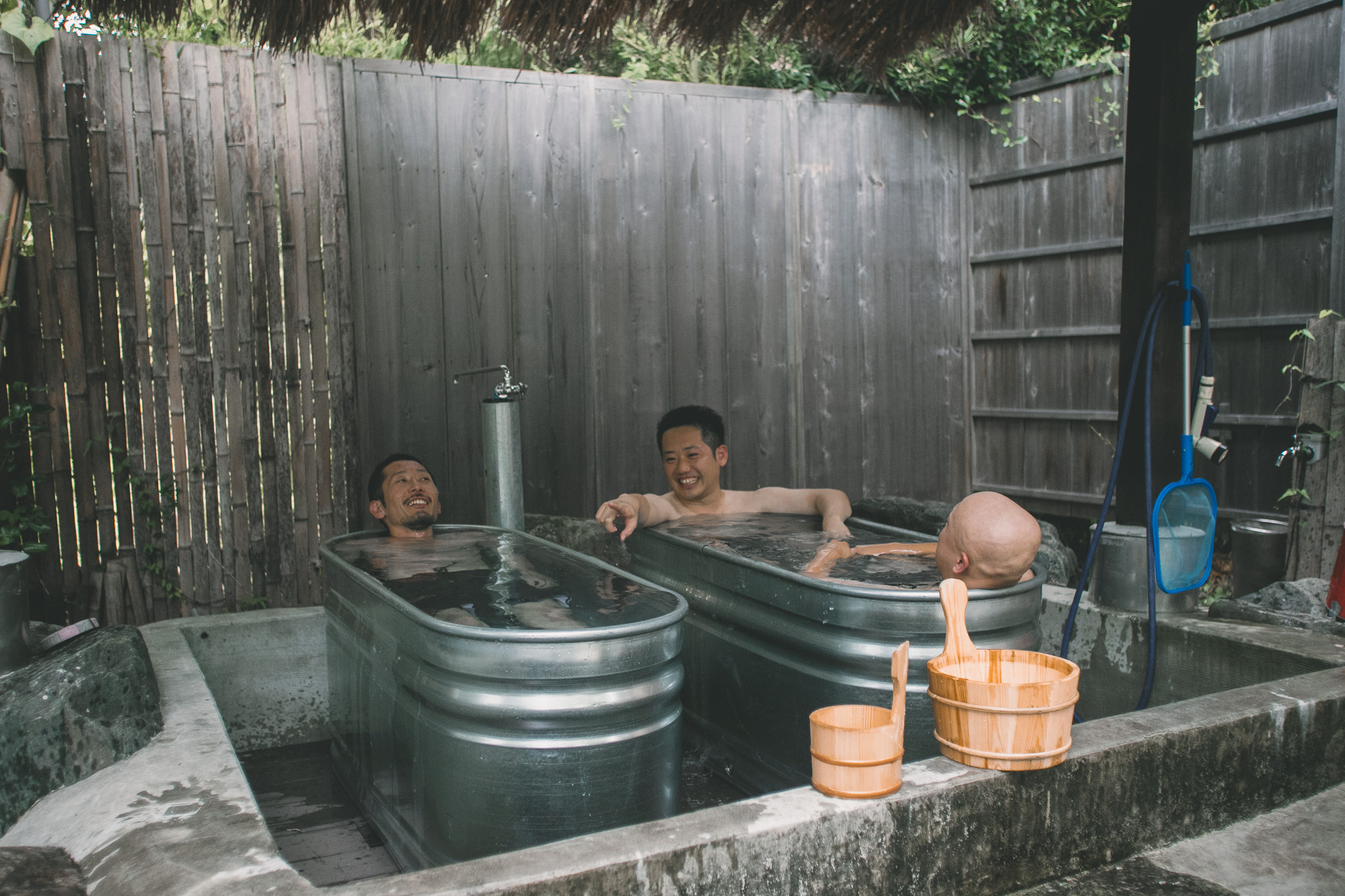 【サウナ】水風呂は地下水を使用。平均16から18度