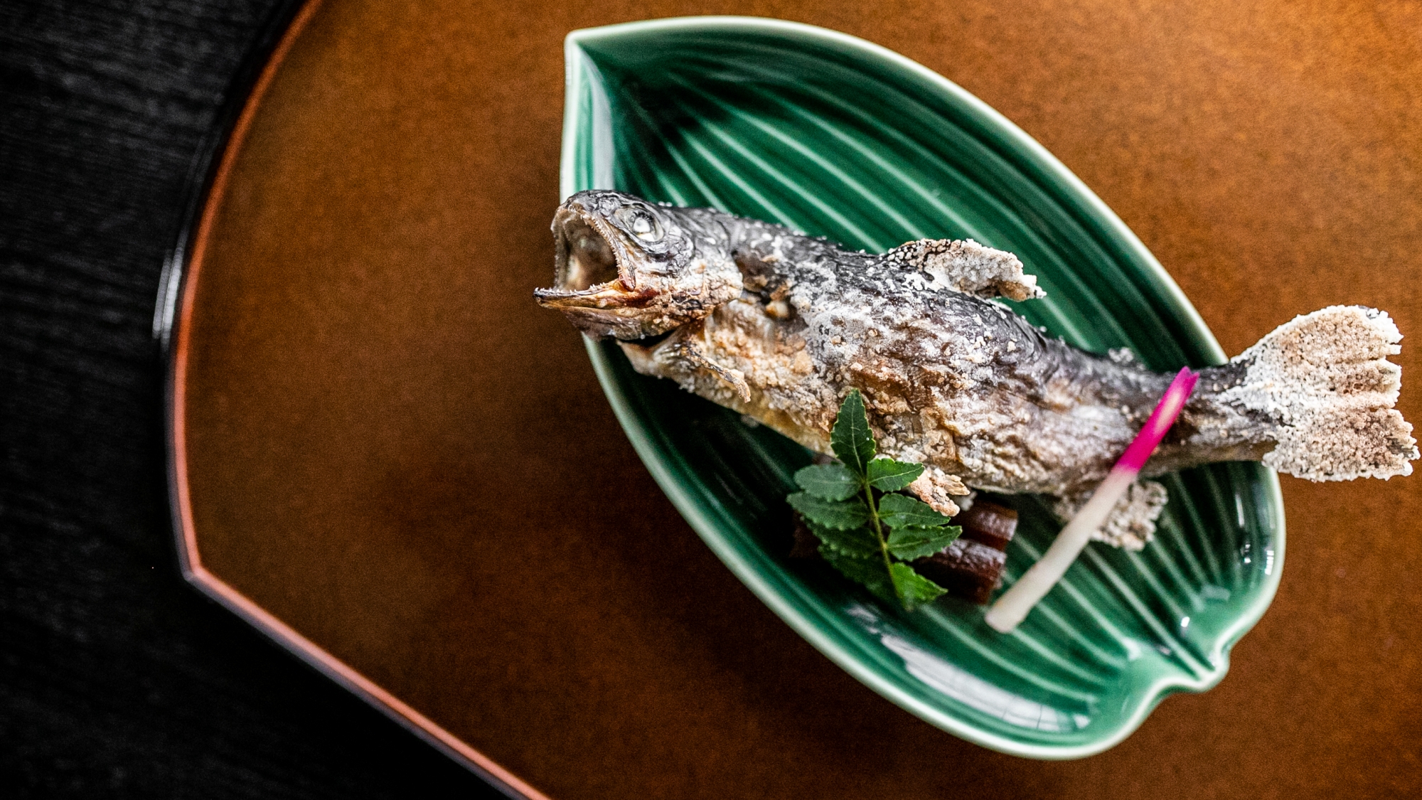 *夕食/ミネラル豊富な水で育った川魚は食べ方いろいろ