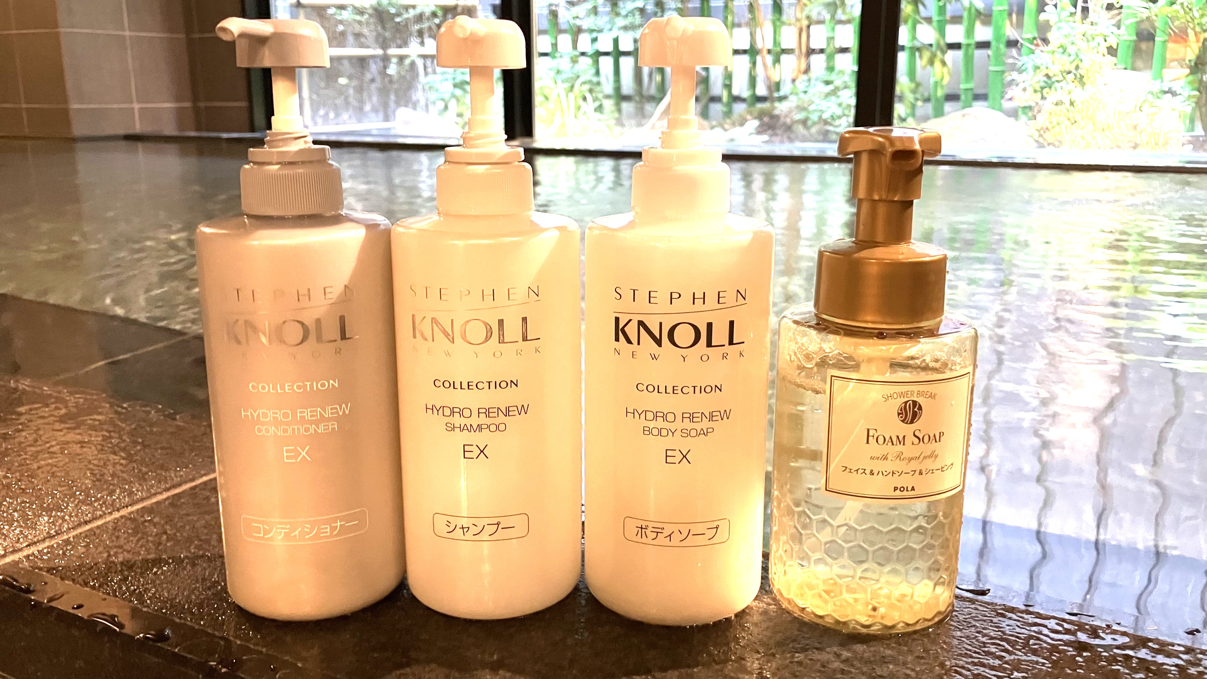 女性大浴場　浴室内ソープ類