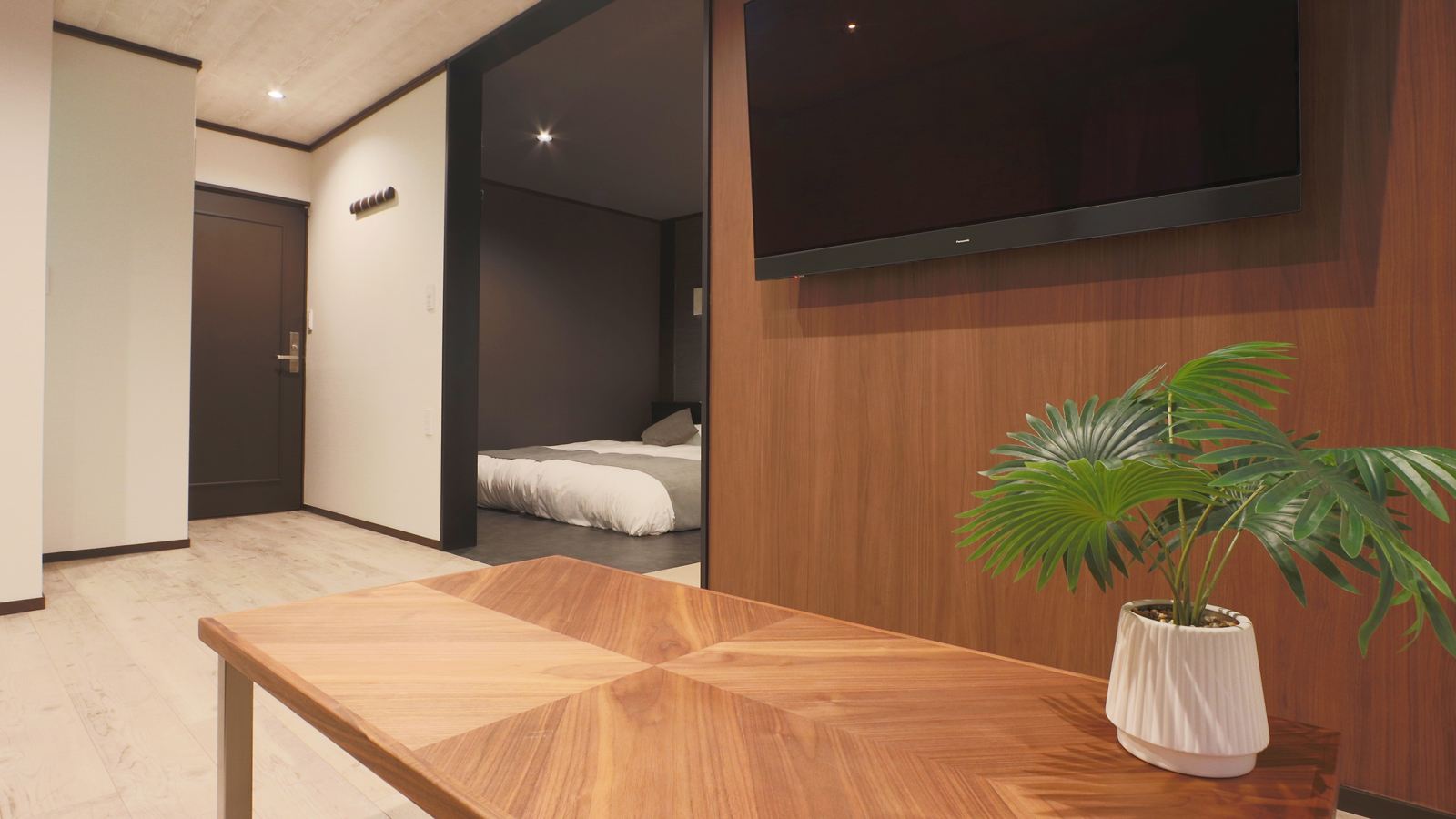 【部屋206】-オーシャンビュー・ユニットバス付ツインルーム-*