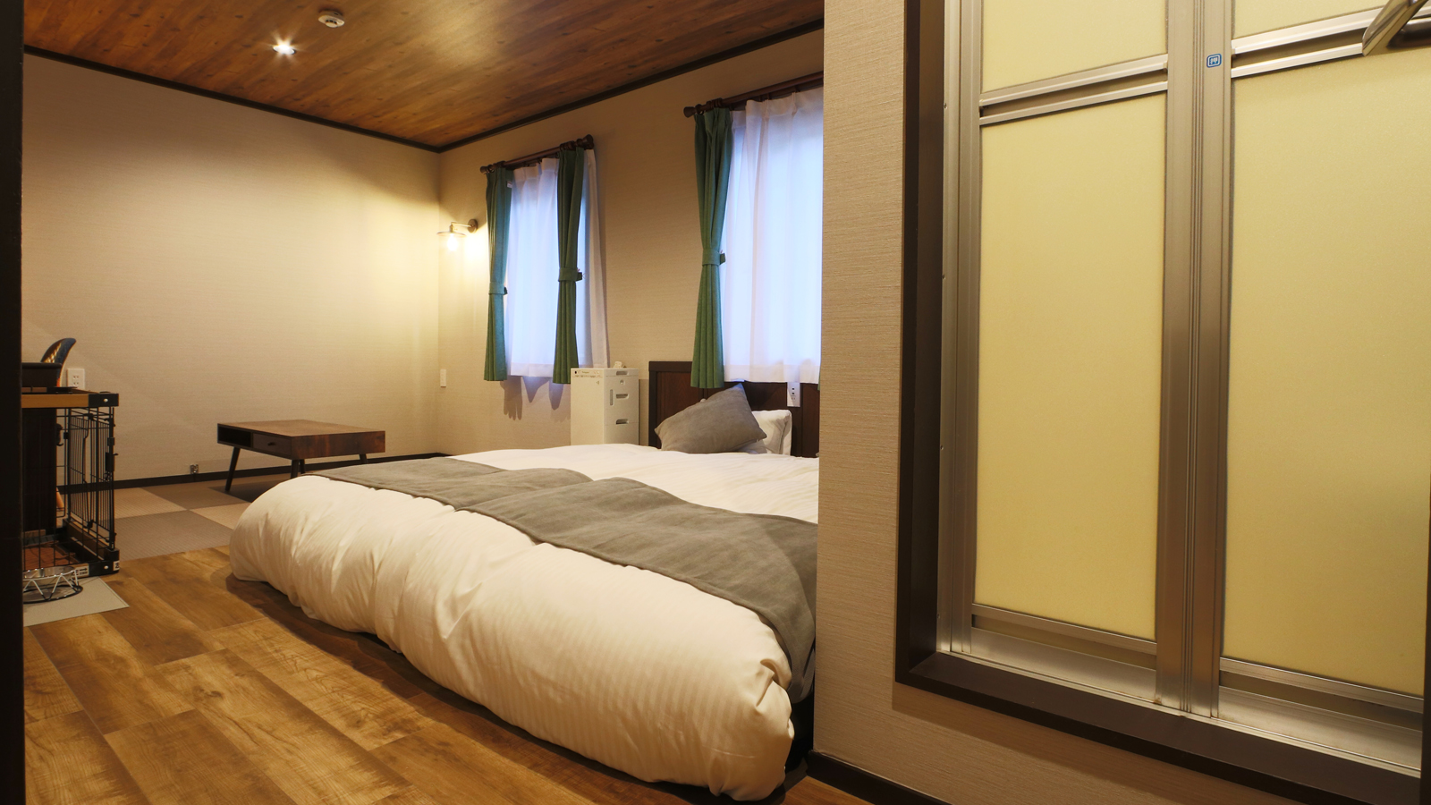 【部屋205】-山側ユニットバス付ツインルーム-*