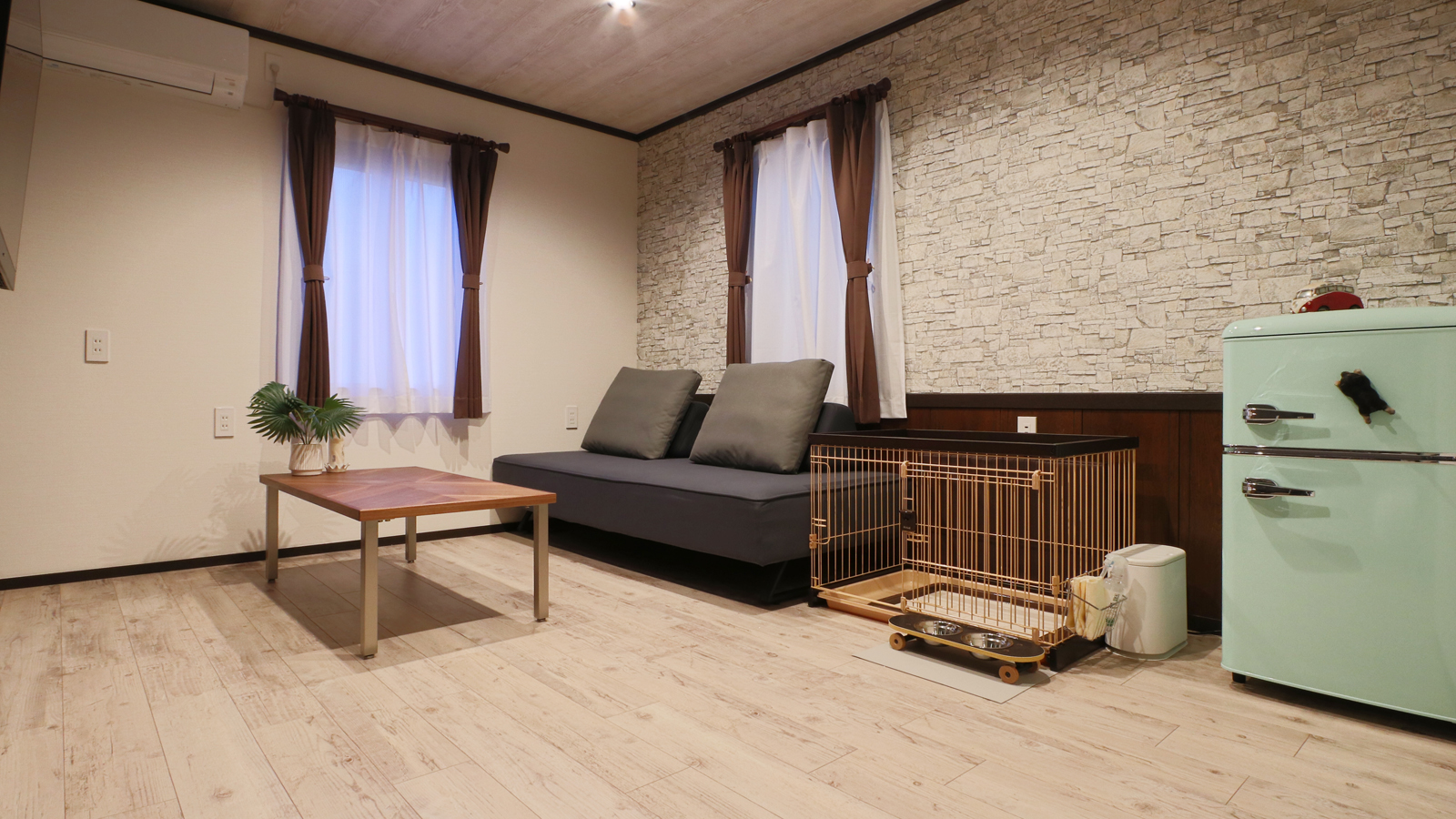 【部屋206】-オーシャンビュー・ユニットバス付ツインルーム-*