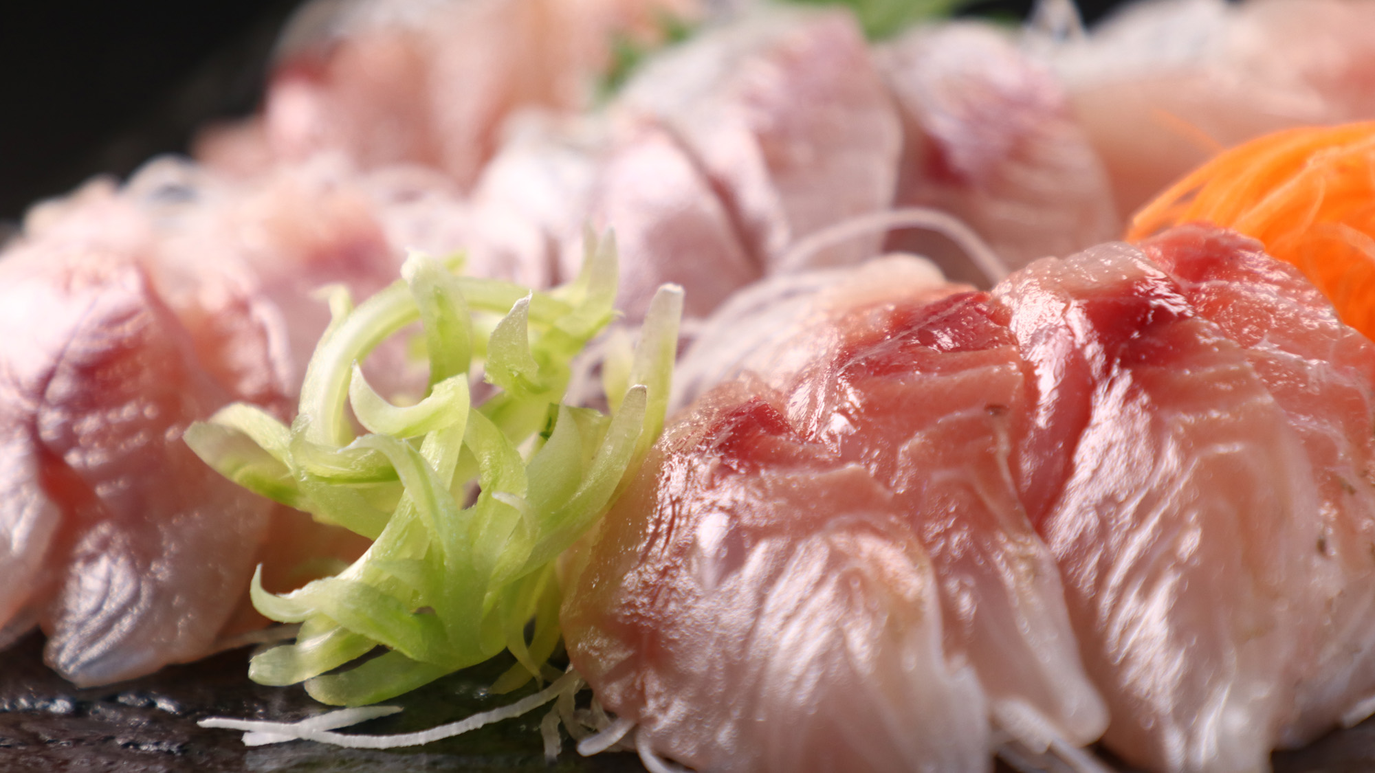 【夕食】お試しコースの季節の御造り一例