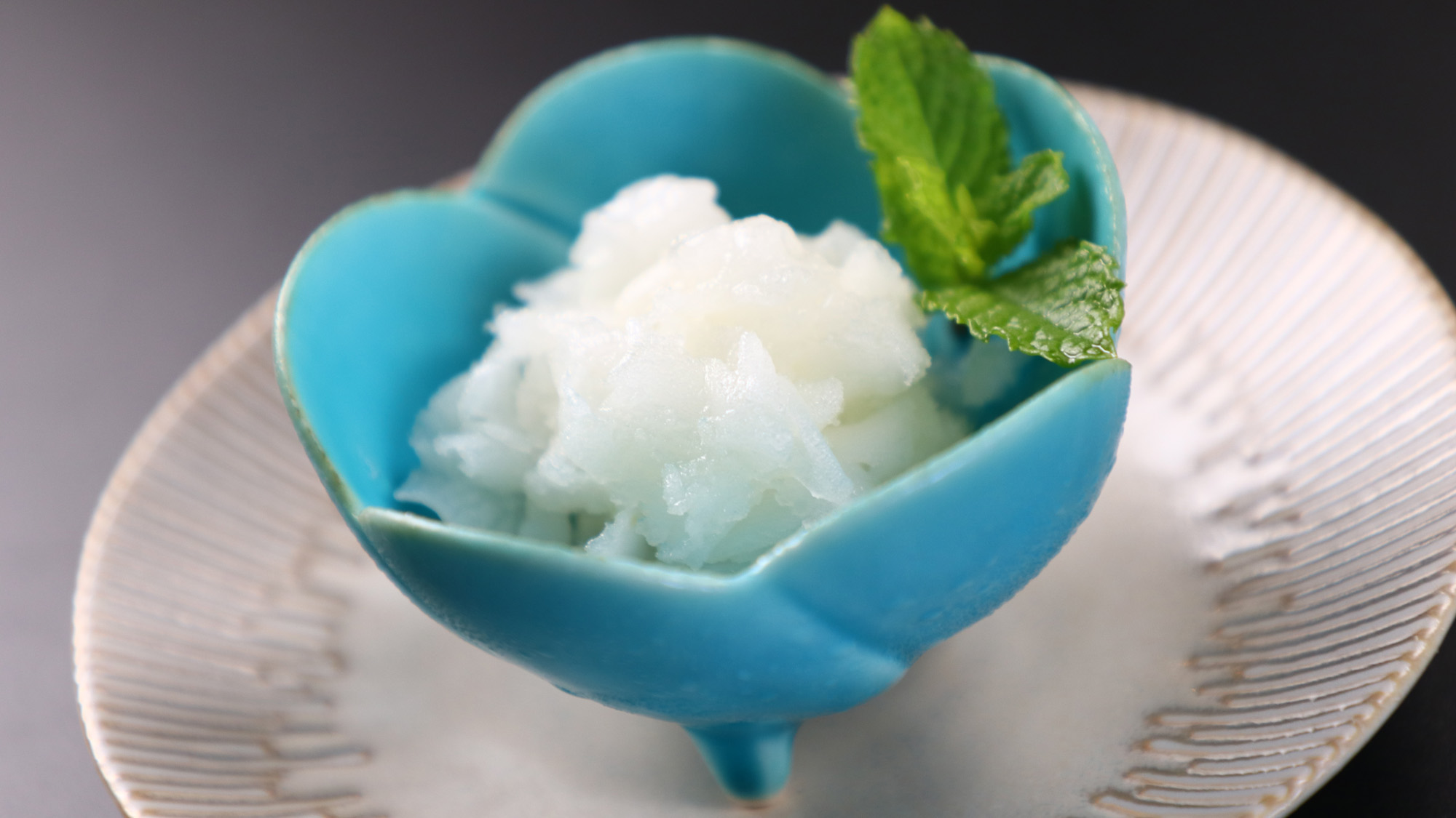 【夕食】口直しのソルベ