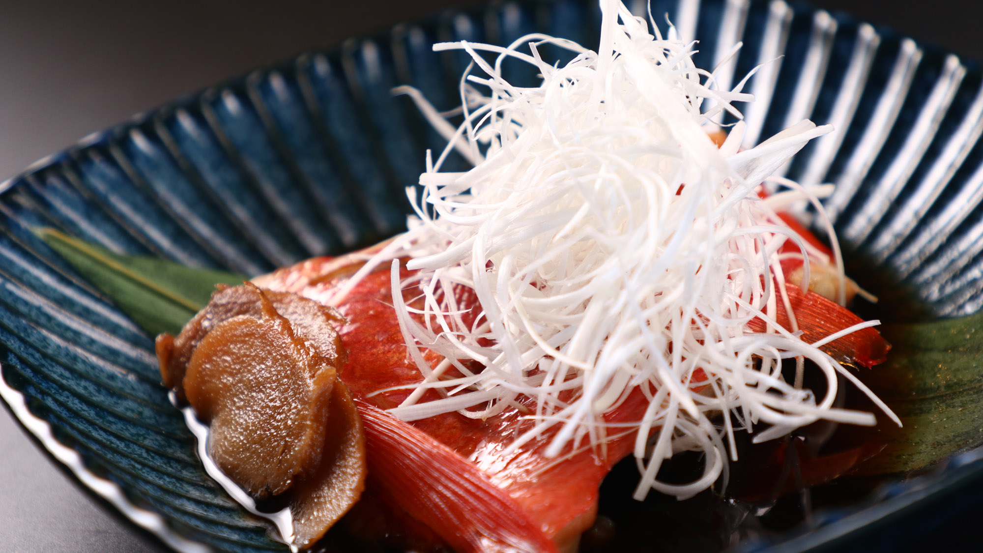 【夕食】お試しコース_金目鯛の煮付け