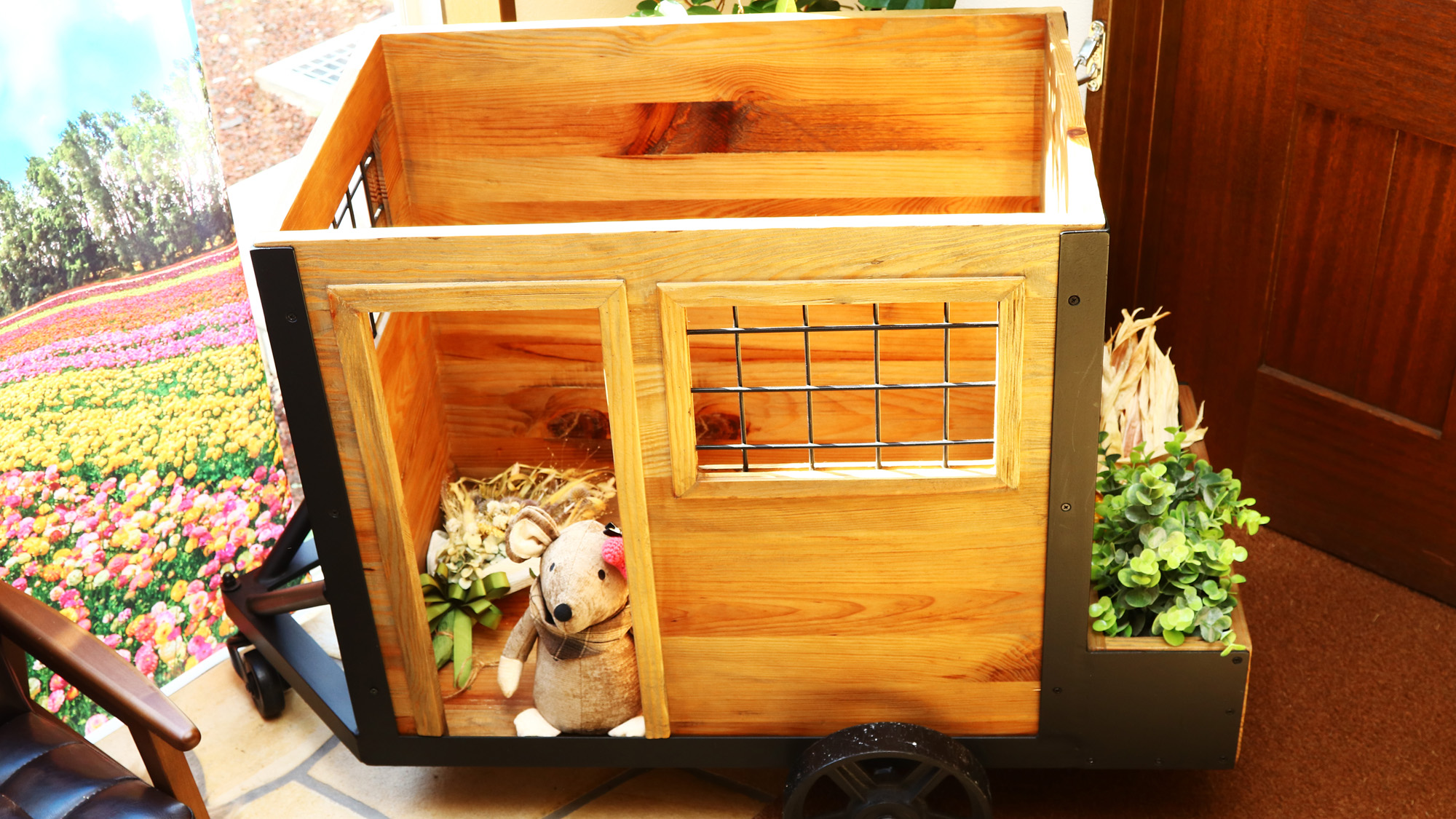 【玄関・ロビー】ワンちゃんの撮影スポット♪かわいく撮ってあげて下さい*