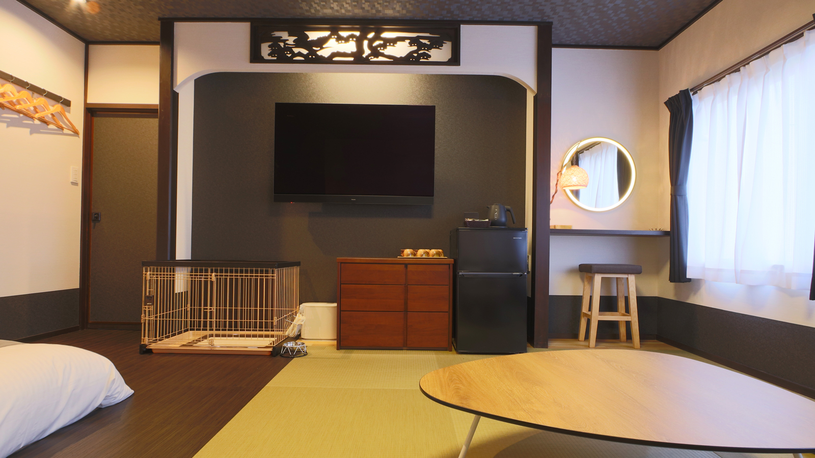 【部屋201】-リビング・ベッドスペース-*